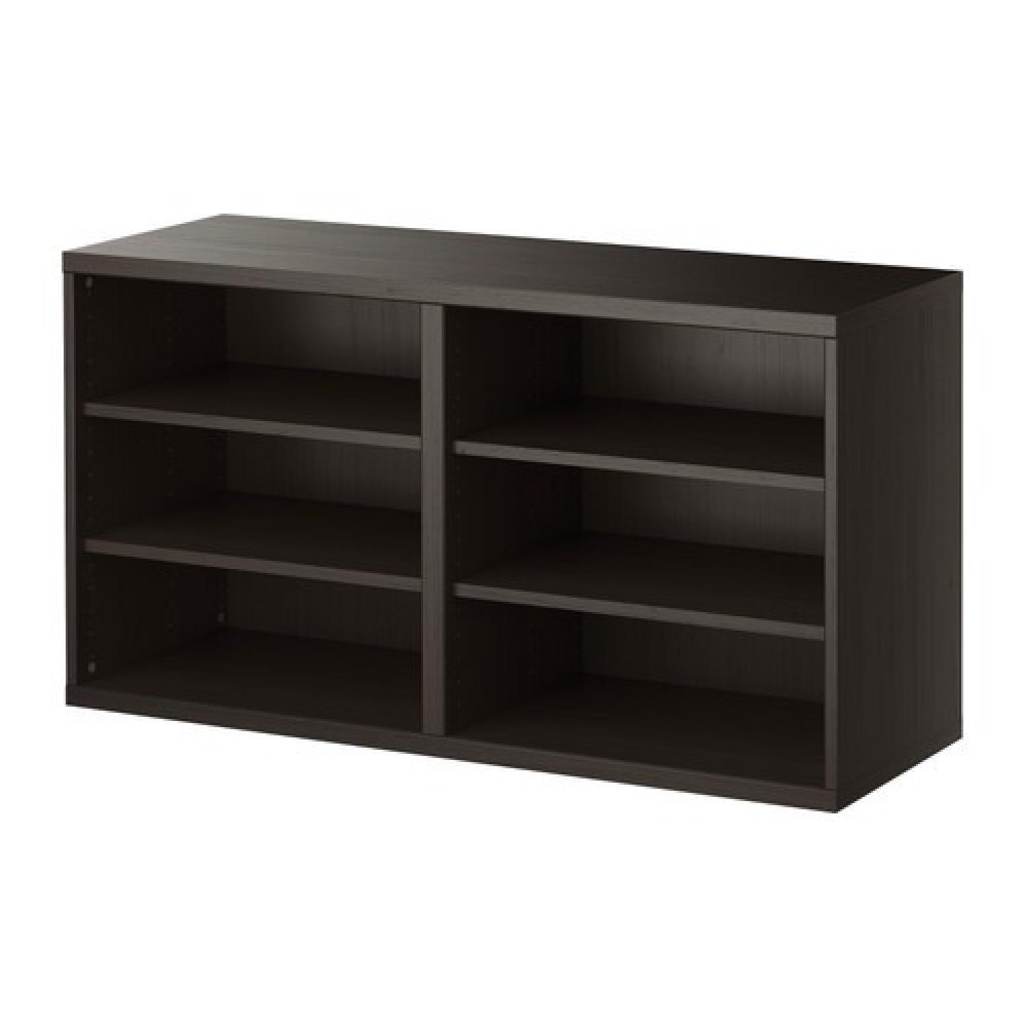 Ikea Besta Shelving Unit/TV Console AptDeco