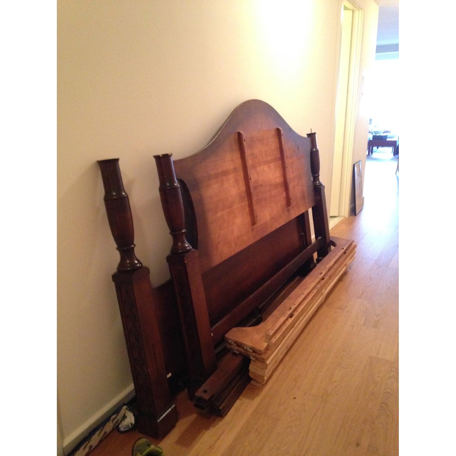 Durham Furniture Company Antique 4 Poster King Bed - image-1