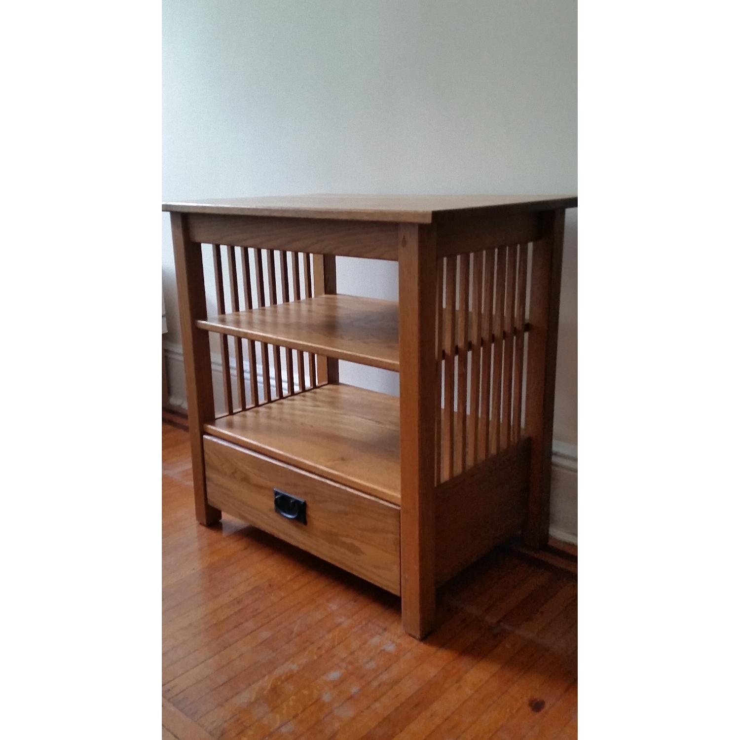 Honey Wood TV Stand - image-1