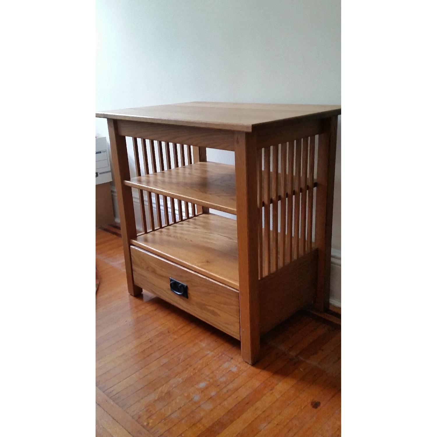 Honey Wood TV Stand - image-2