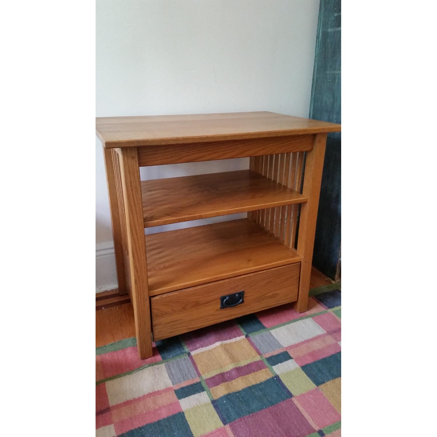 Honey Wood TV Stand - image-3