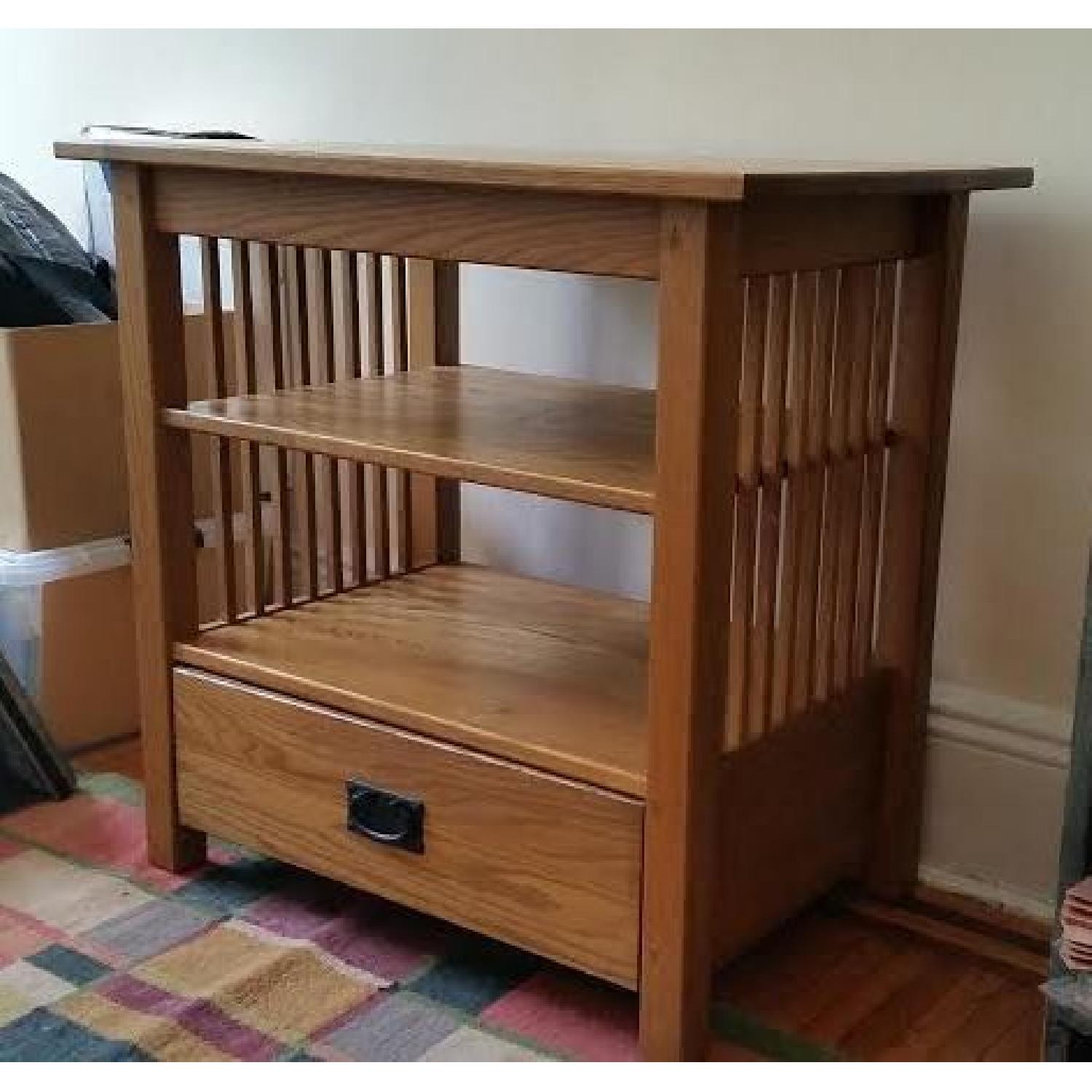Honey Wood TV Stand - image-7