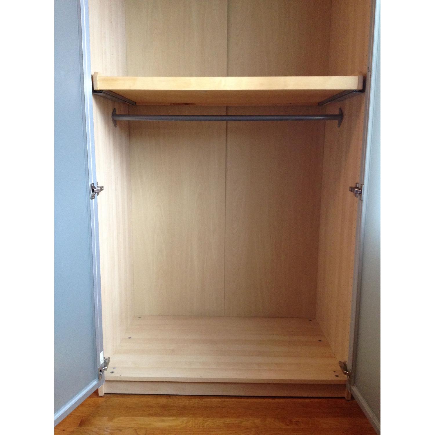 Ikea Pax Wardrobe w/ Frosted Double Doors - image-5