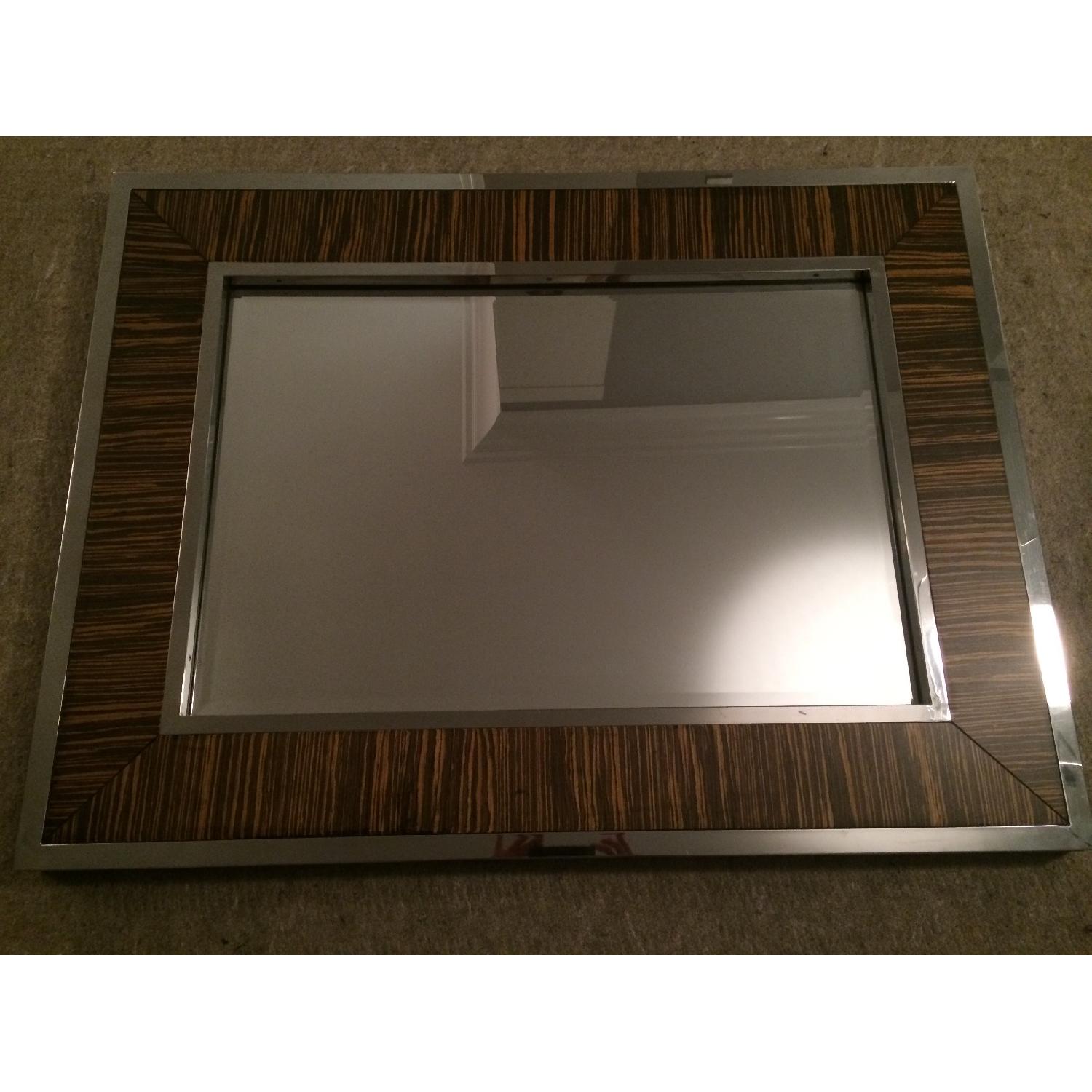 Williams Sonoma Home Fulton Zebra Mirror - image-1