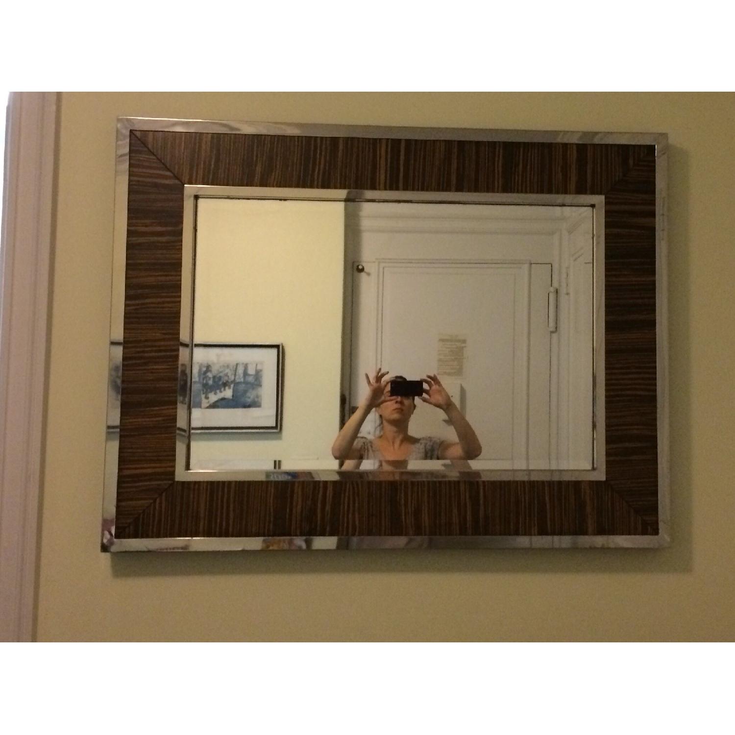 Williams Sonoma Home Fulton Zebra Mirror - image-3
