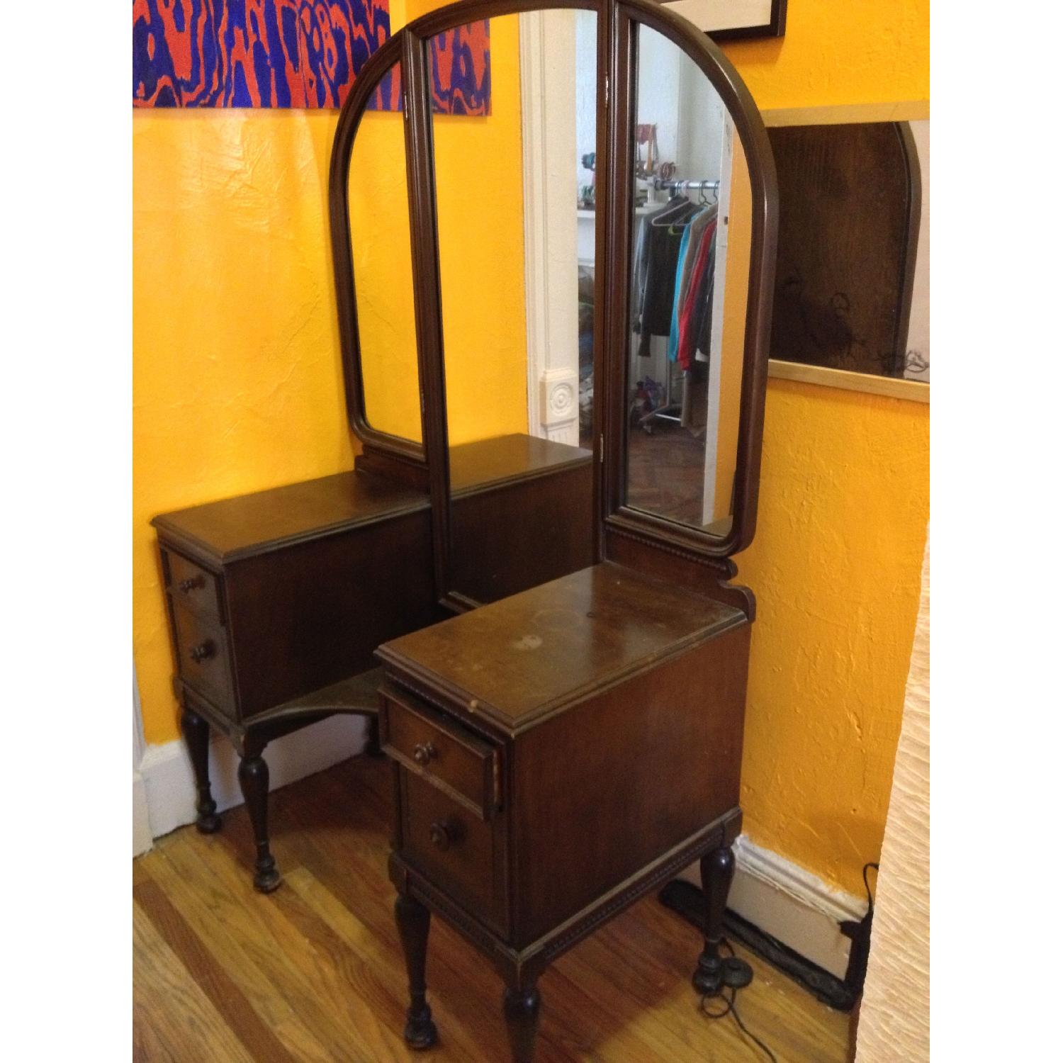 Rockford Cabinet Co. Mid-Century Vanity - image-1