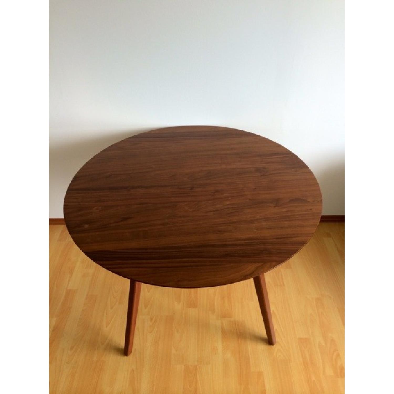 Crate & Barrel Round Dining Table - image-3