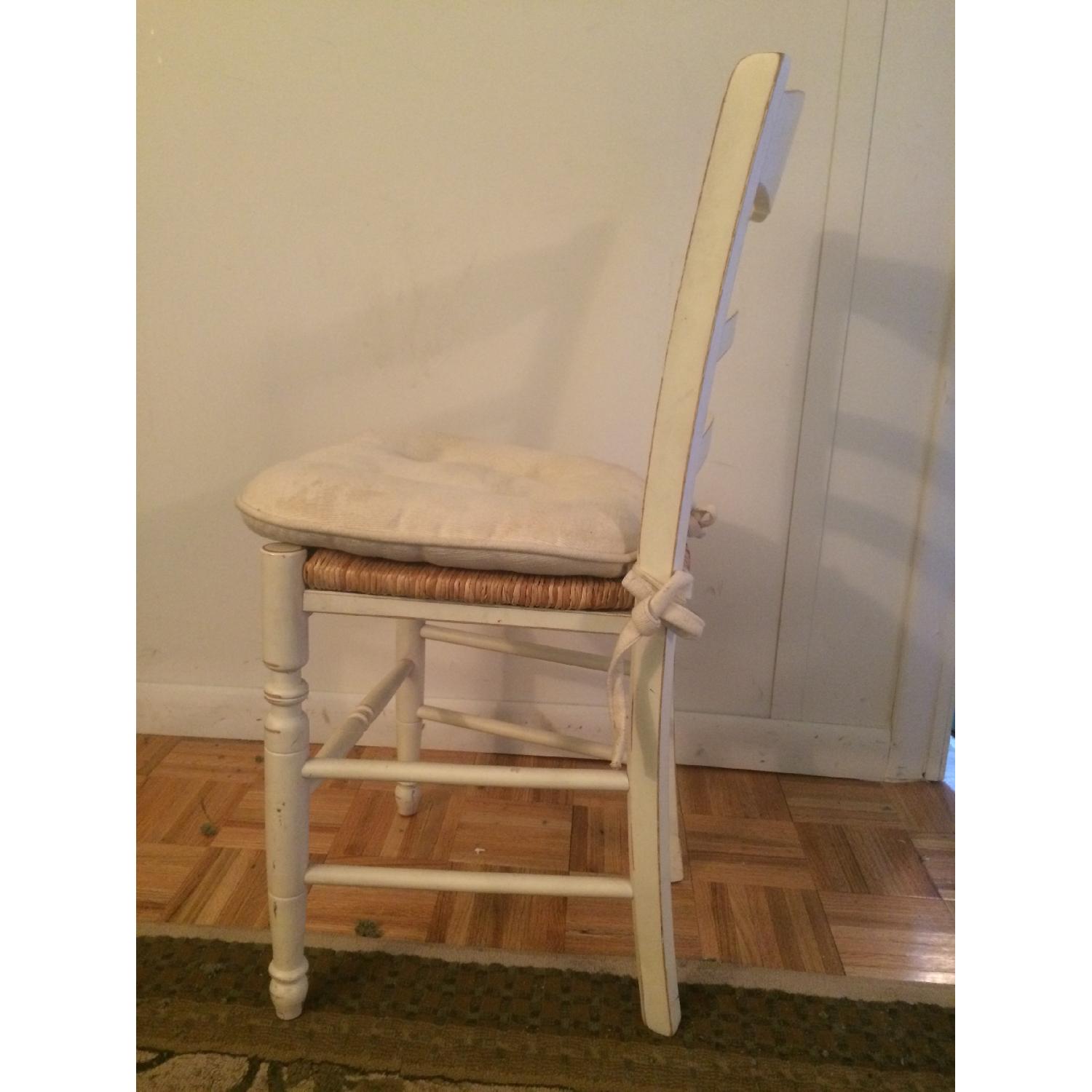 Pottery Barn Wood & Wicker Chair - image-3