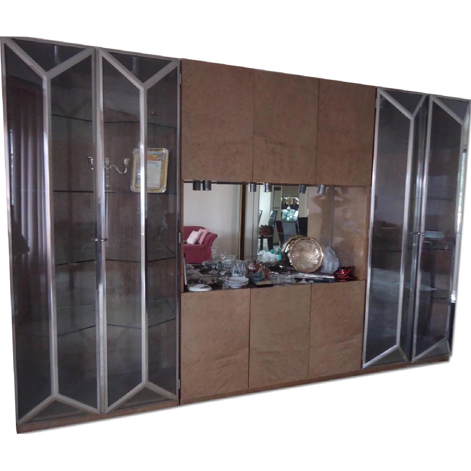 Turano & Sons Italian Wood Lacquer 3 Piece Wall Unit - image-0