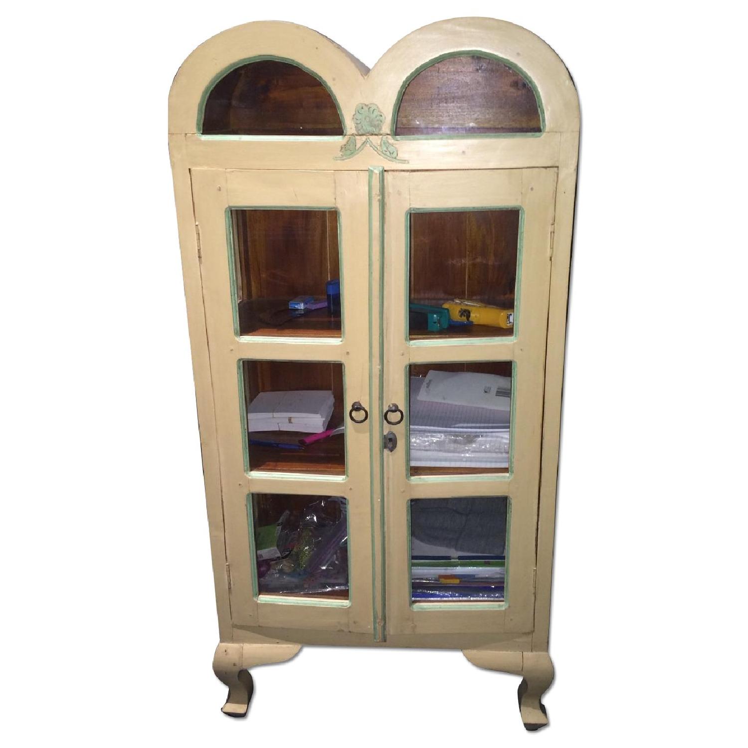 Painted Antique Curio AptDeco