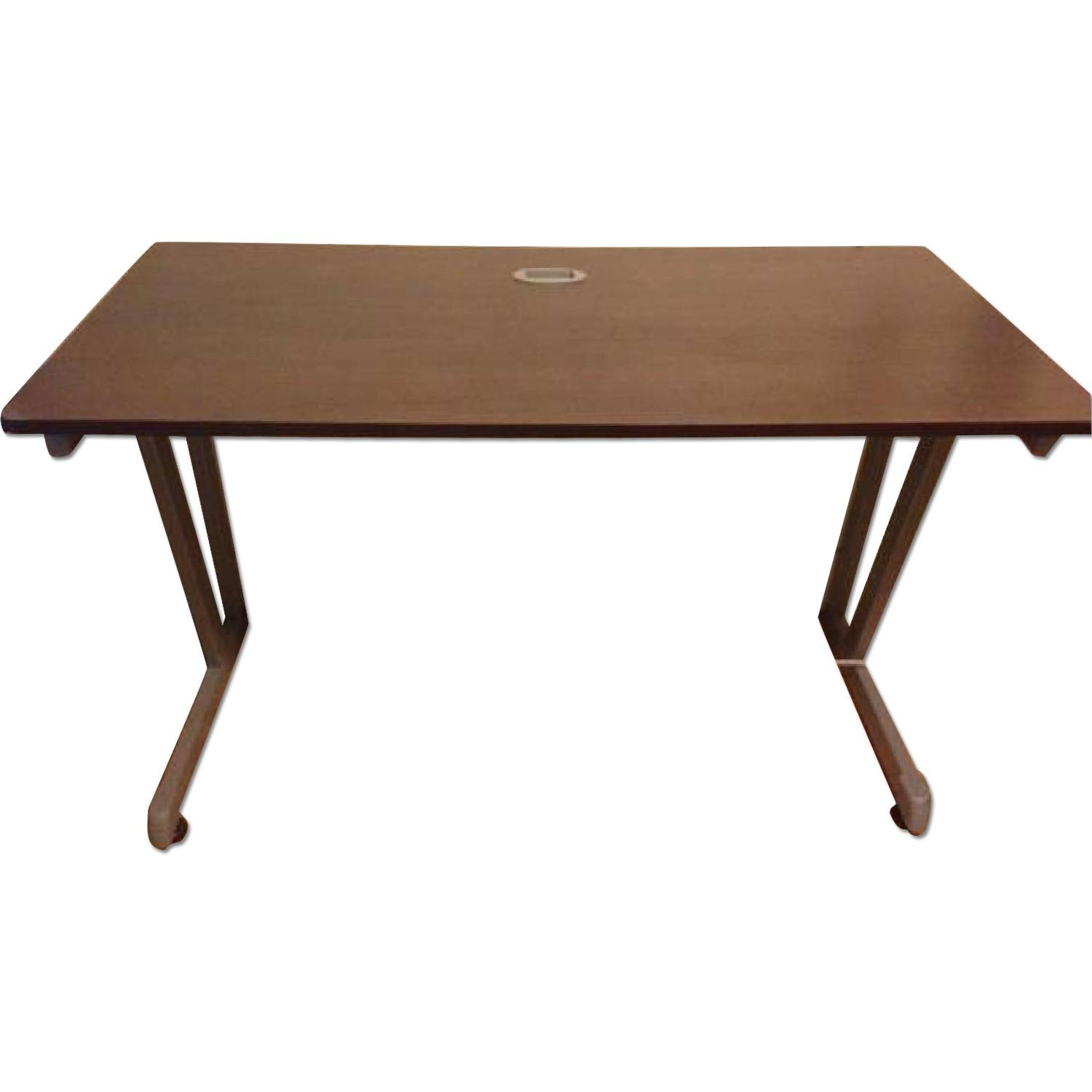 Modern Low Profile Computer Desk - image-0