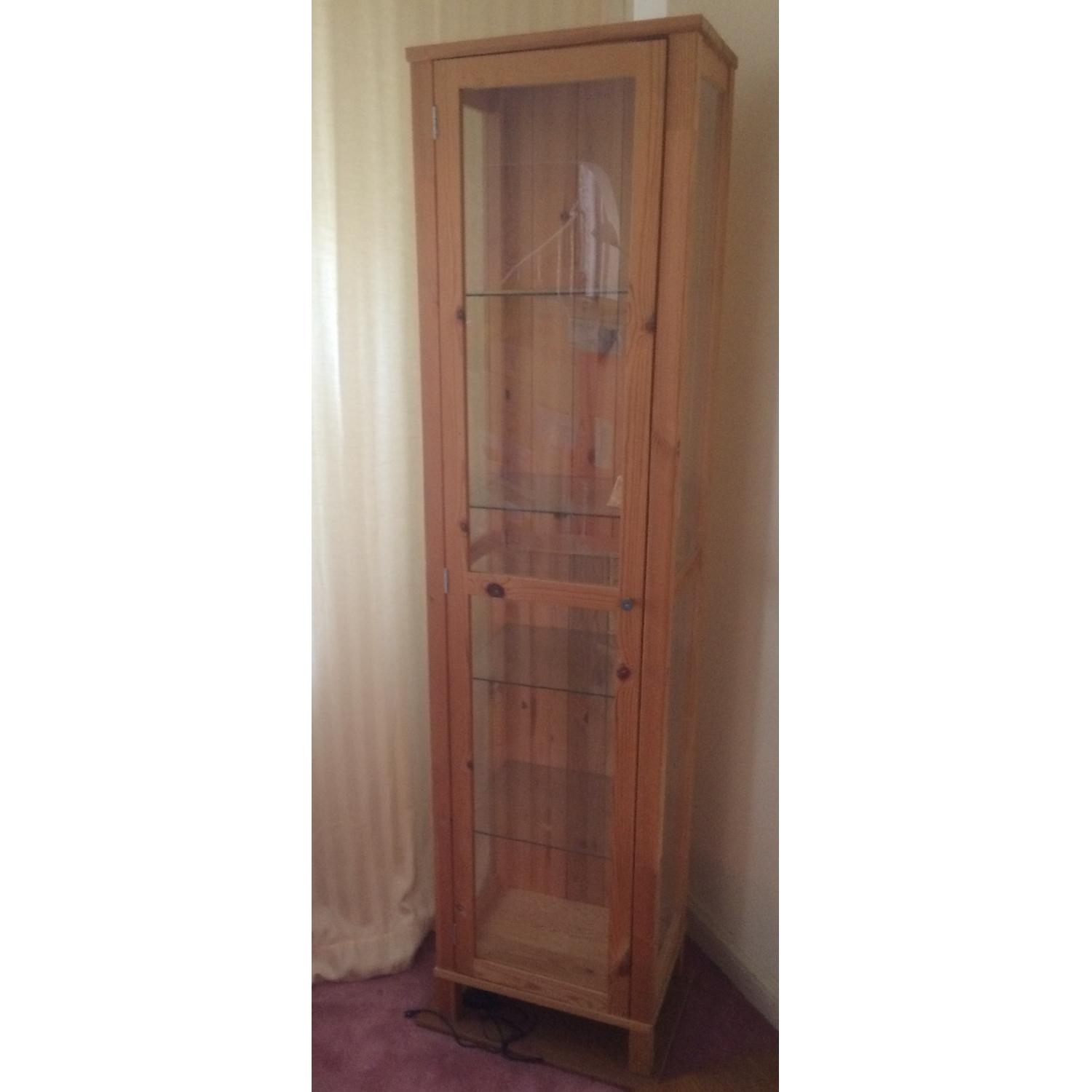 Ikea Hemnes Glass Door Cabinet - image-1