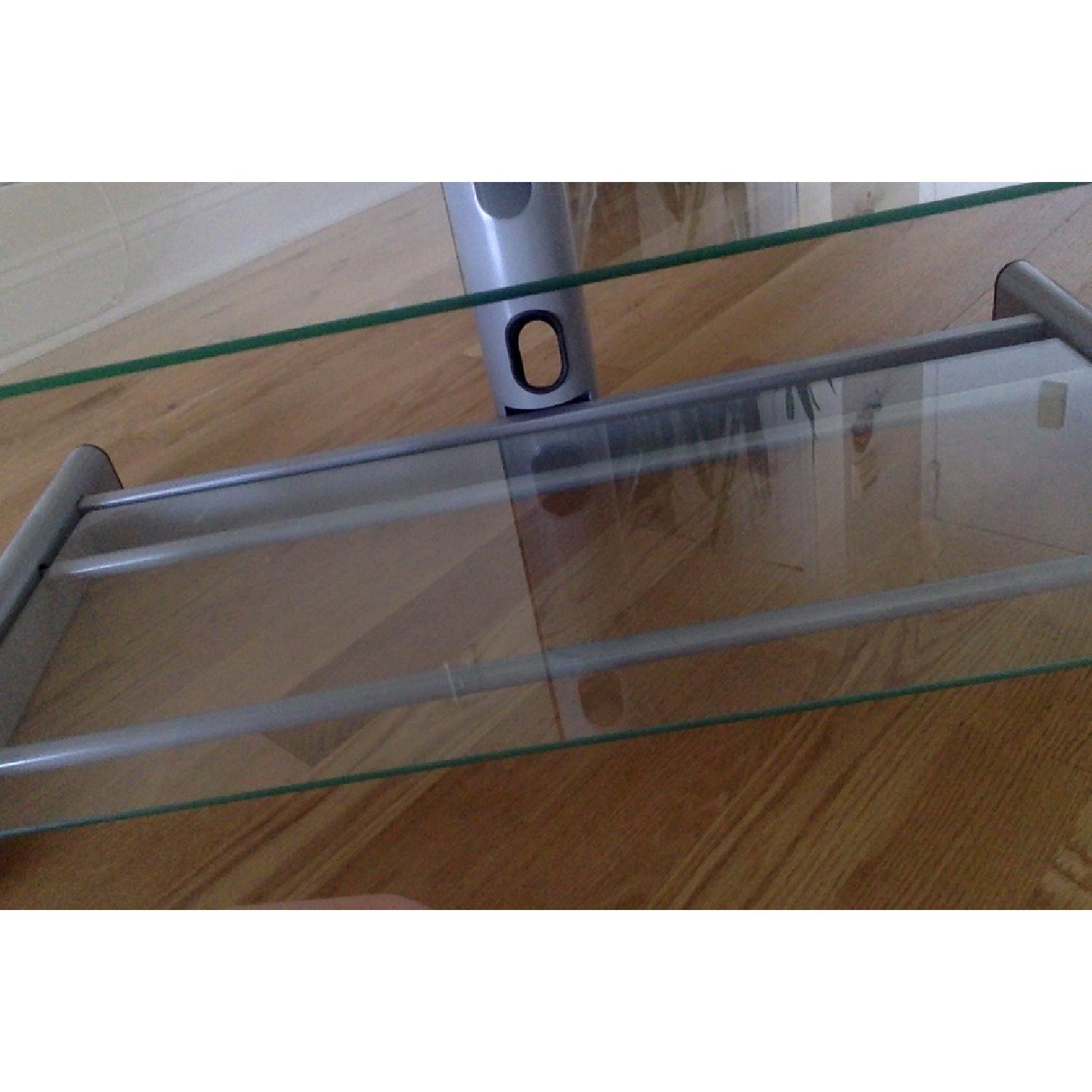 Bell'O TV Stand w/ 3 Tier Glass - image-5