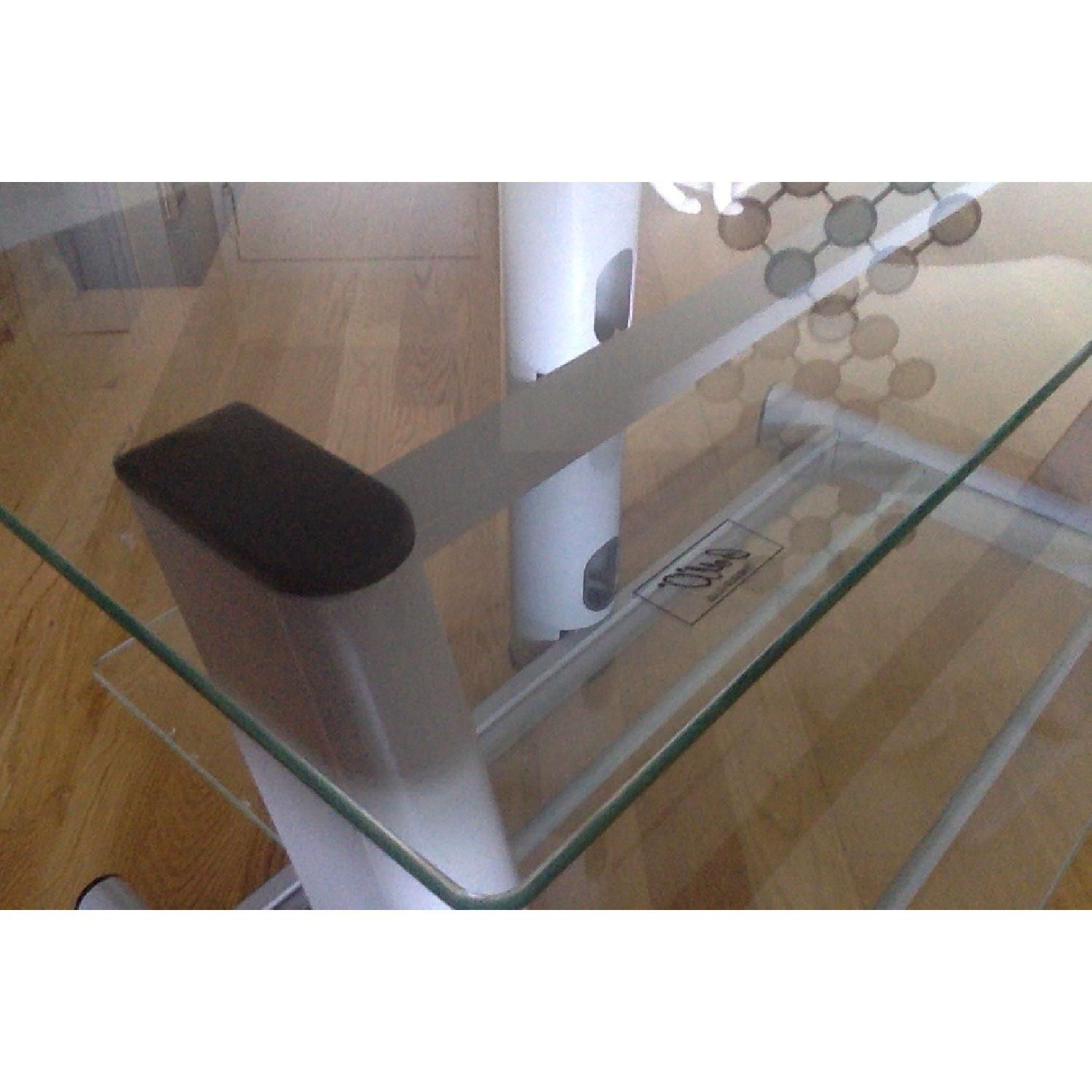 Bell'O TV Stand w/ 3 Tier Glass - image-6