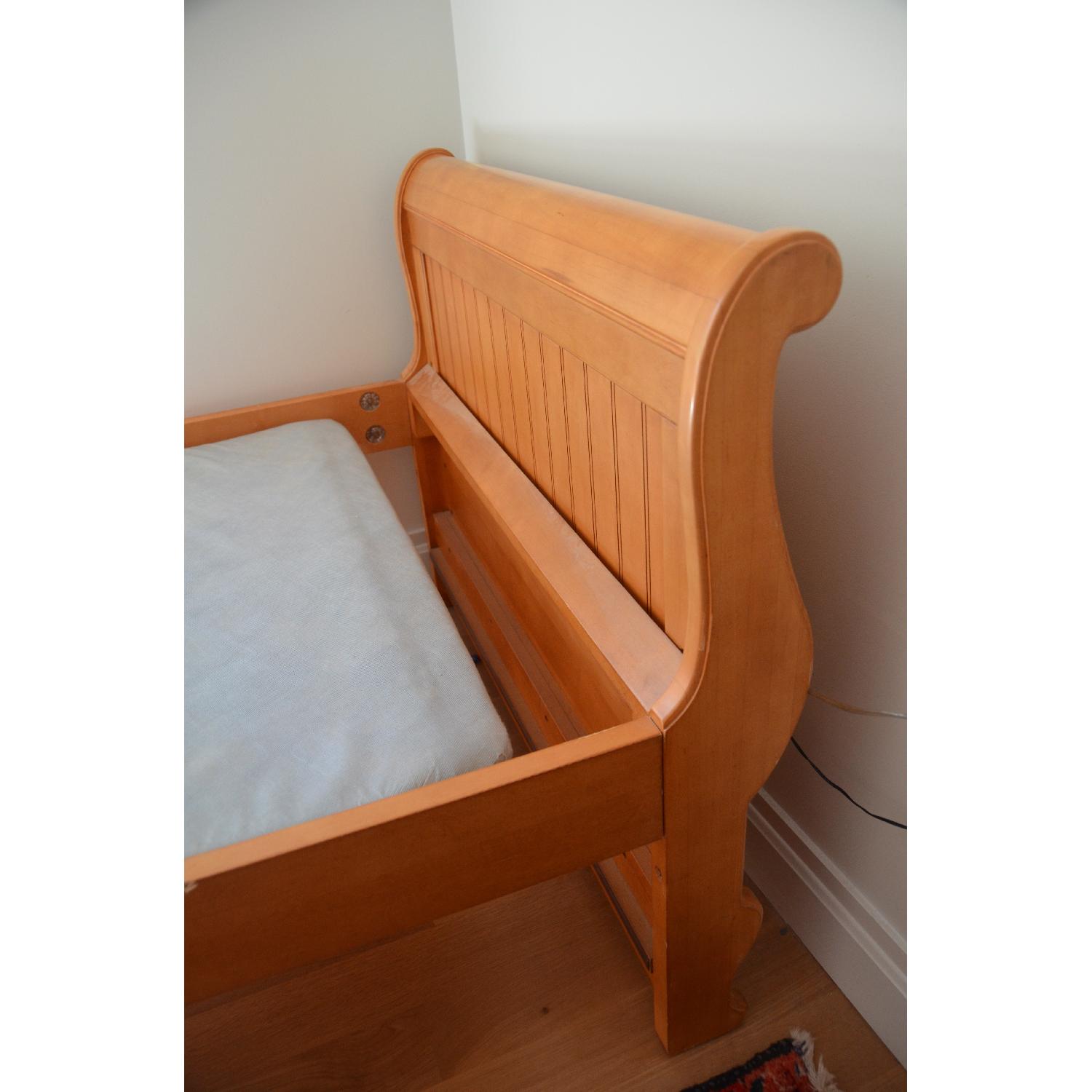 Ethan Allen Sleigh Day Bed w/ Bunky Board - image-2