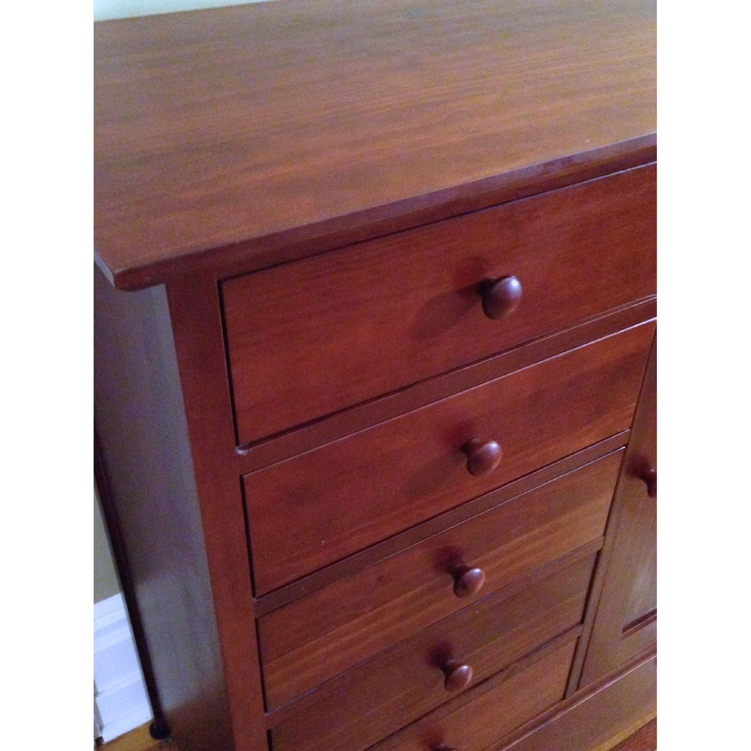 Pottery Barn Arts & Crafts Mission Style Mini Armoire/Dresser - image-3