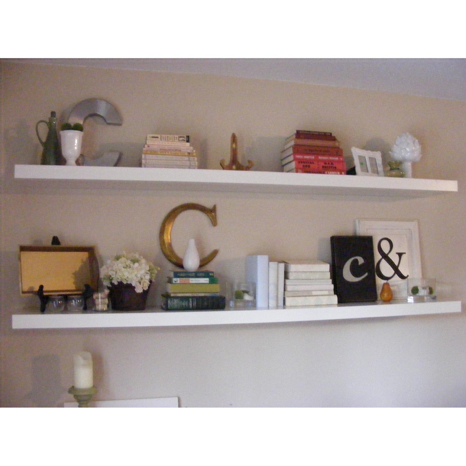 Ikea White Wall Shelf - image-1