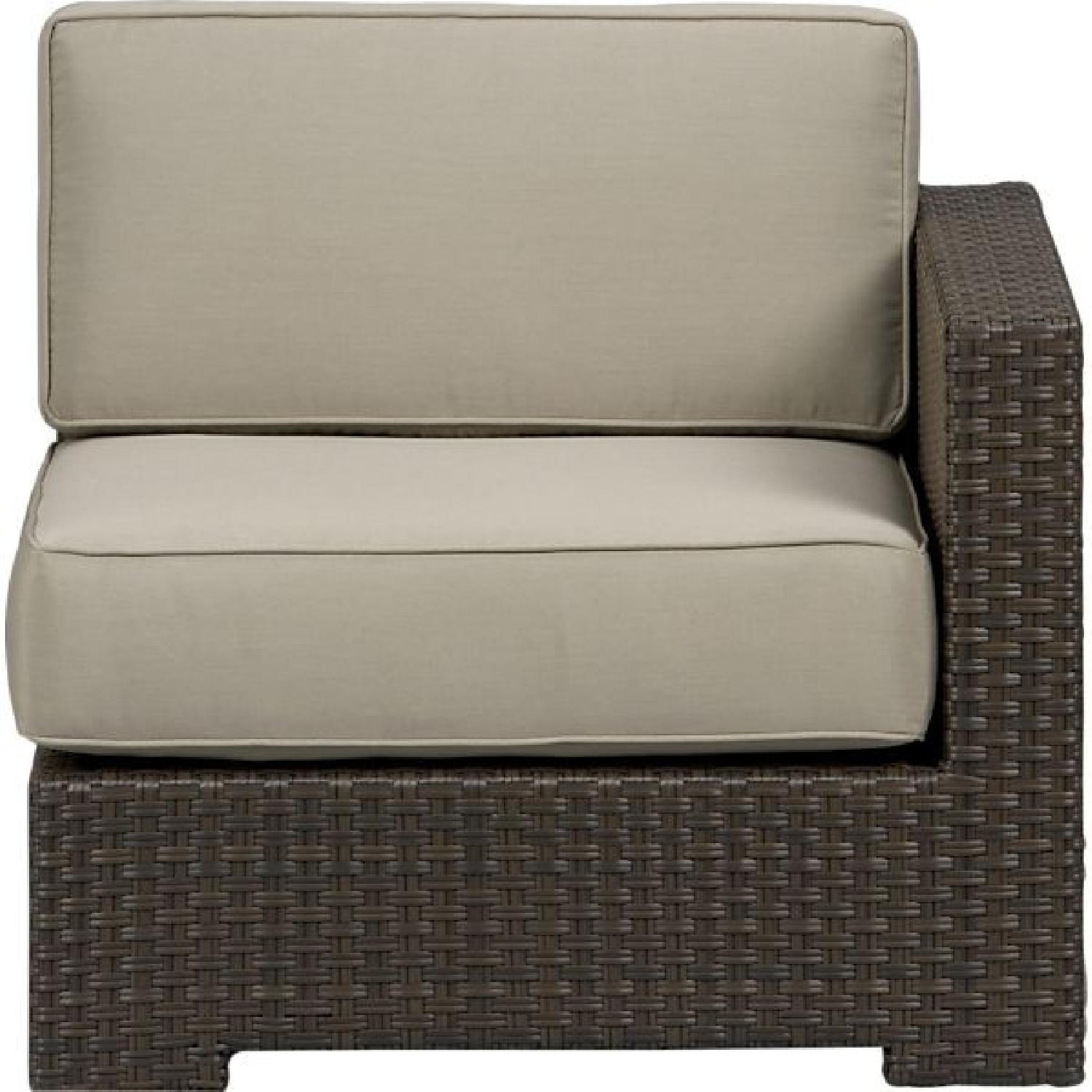 Crate and Barrel Ventura Chairs/Sofa with Sunbrella Cushions - image-3