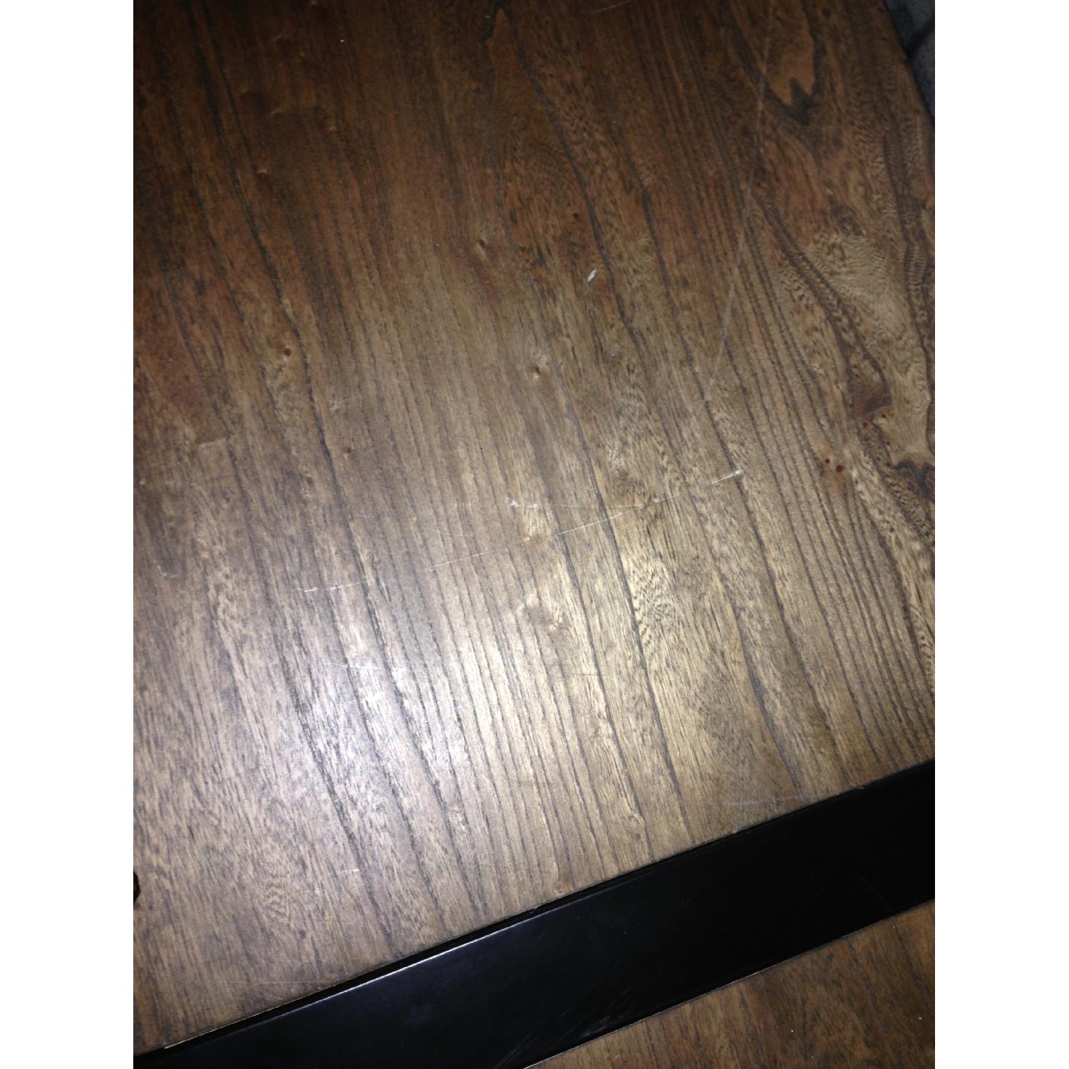 All Modern Walnut Iron Cast Wooden Chest Drawer - image-6