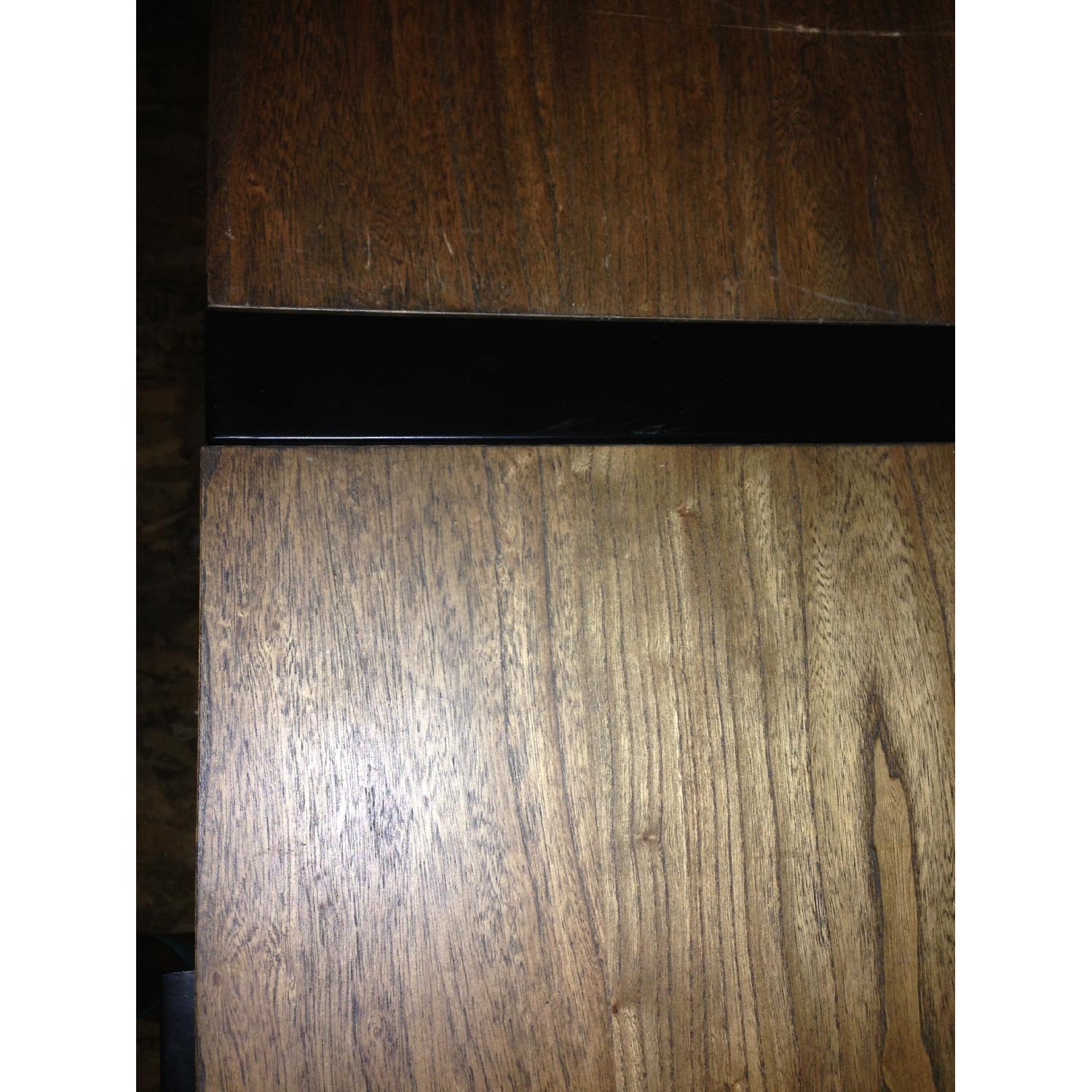 All Modern Walnut Iron Cast Wooden Chest Drawer - image-8