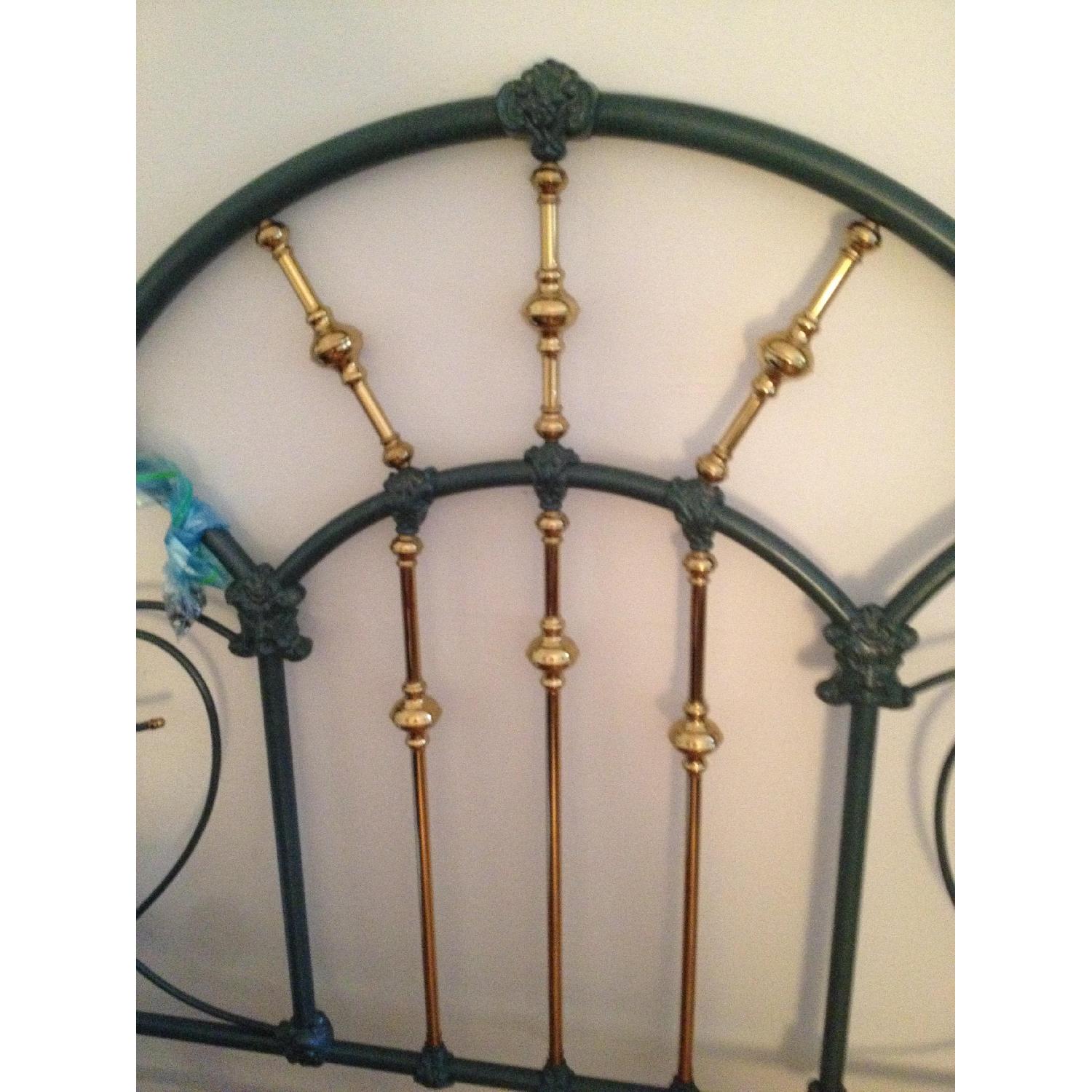 Wrought Iron Queen Size Head + Foot Board - image-5