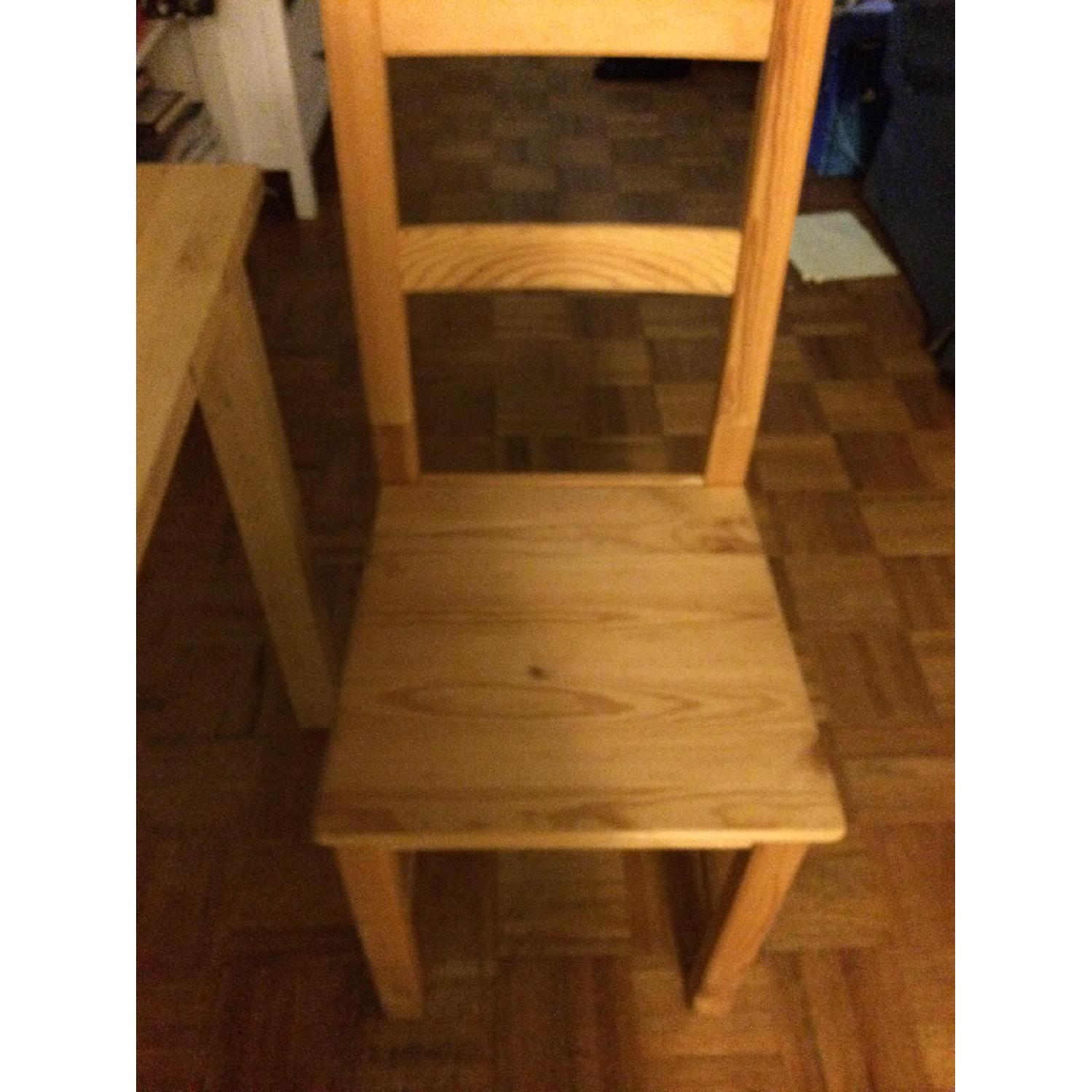 Ikea Square Dining Table w/ 4 Chairs - image-3