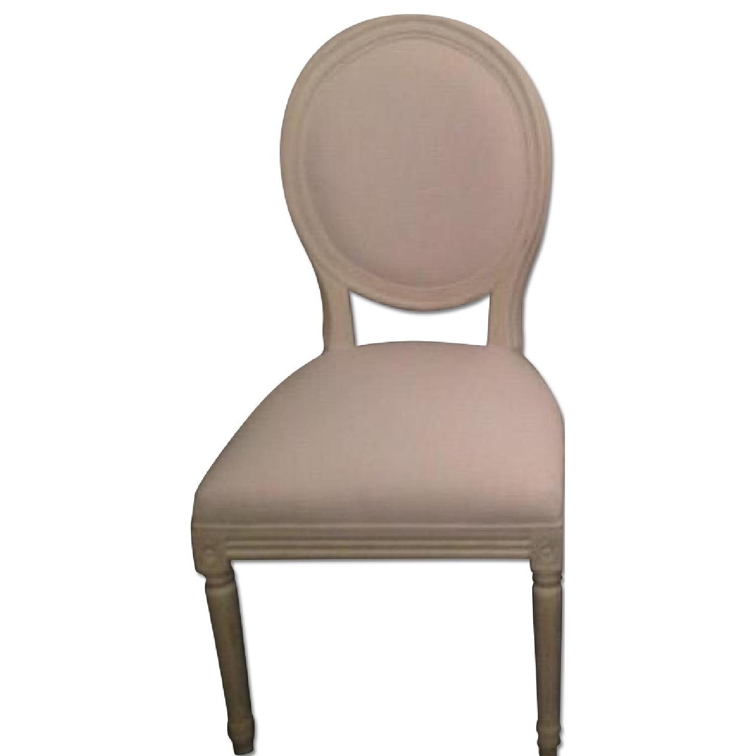 Restoration Hardware Vintage French Round Dining Chairs Set of 4