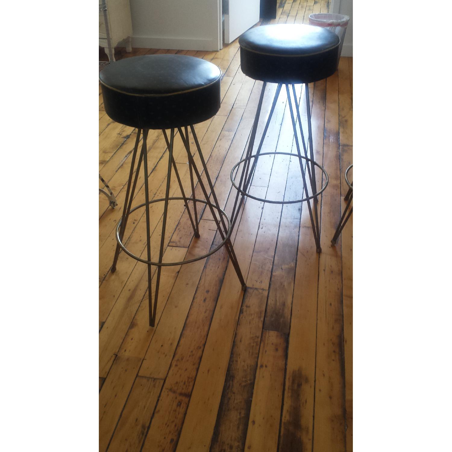 MidCentury Bar Stools Set of 4 AptDeco