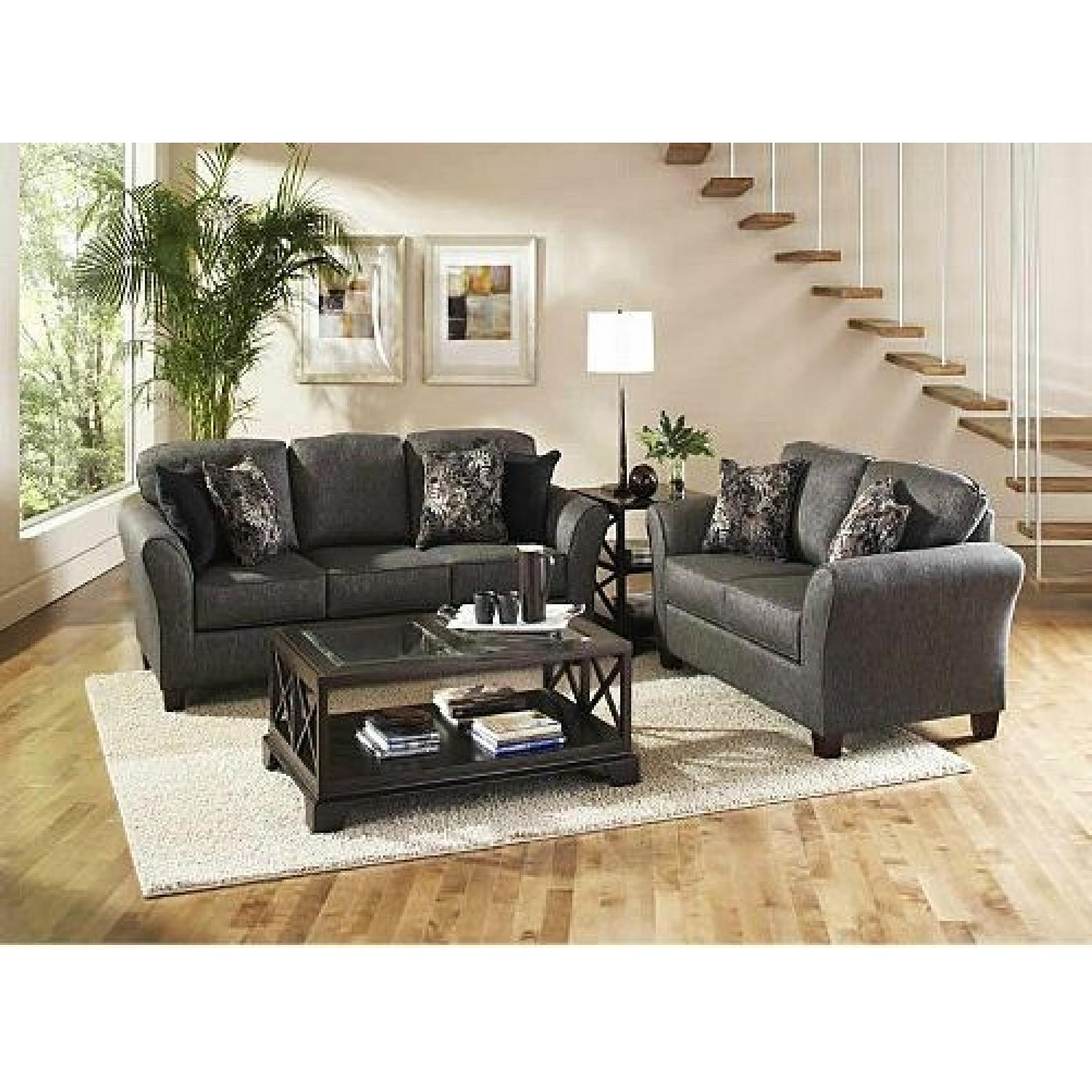 Raymour & Flanigan Hartley Chenille Sofa AptDeco