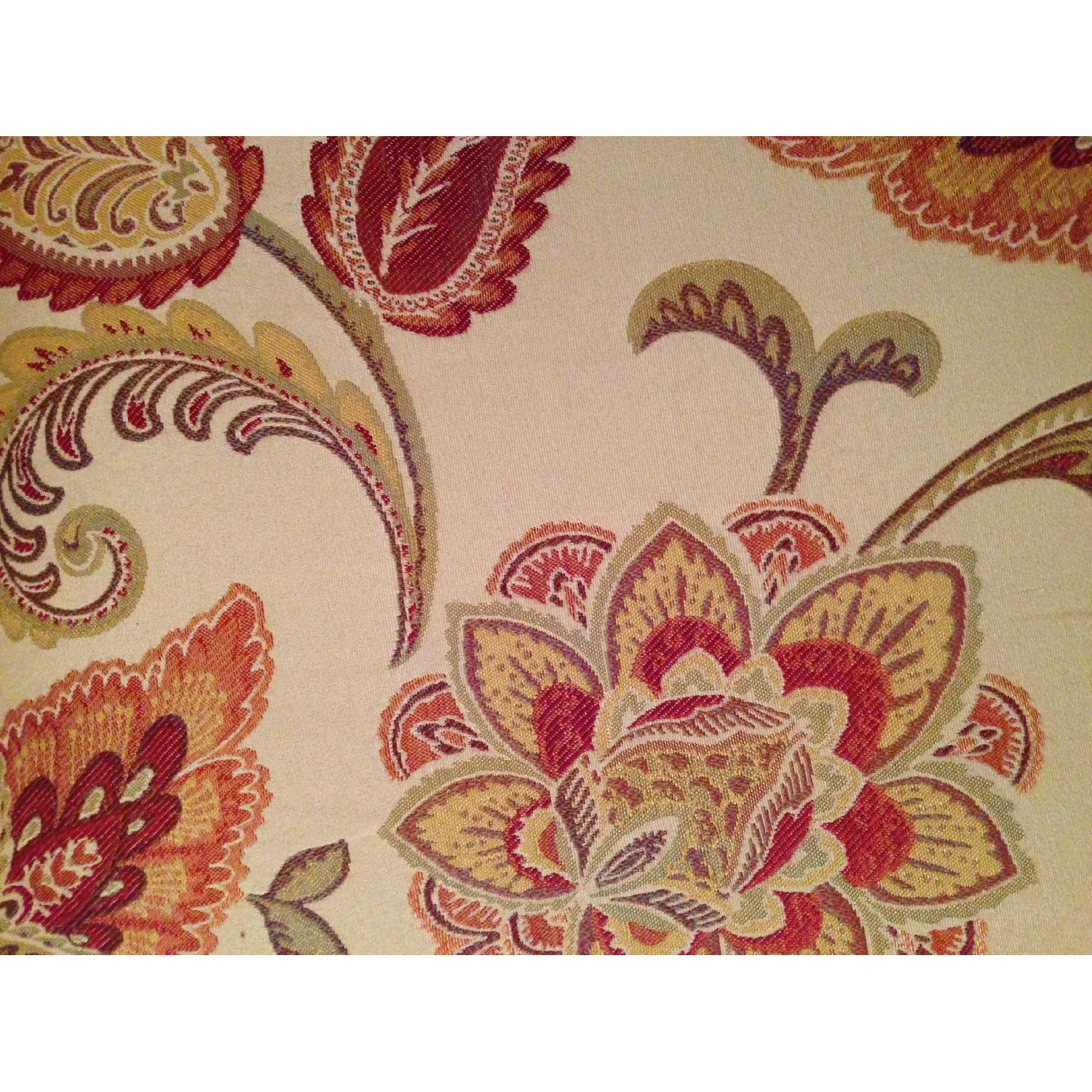 Pier 1 Upholstered Paisley Pattern Chairs - 2 Available - image-5