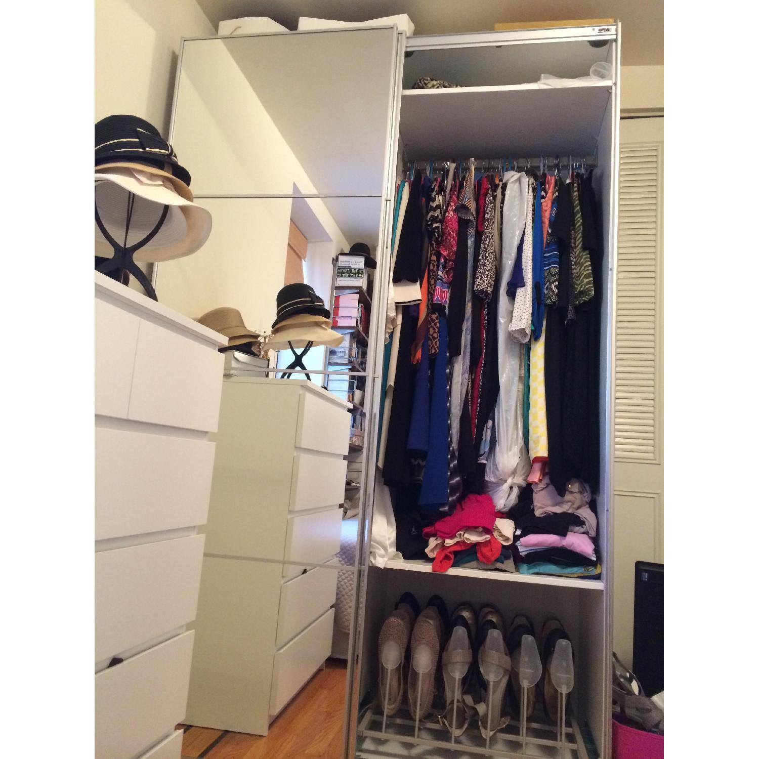 Ikea Pax Full Size Mirror Wardrobe - image-2
