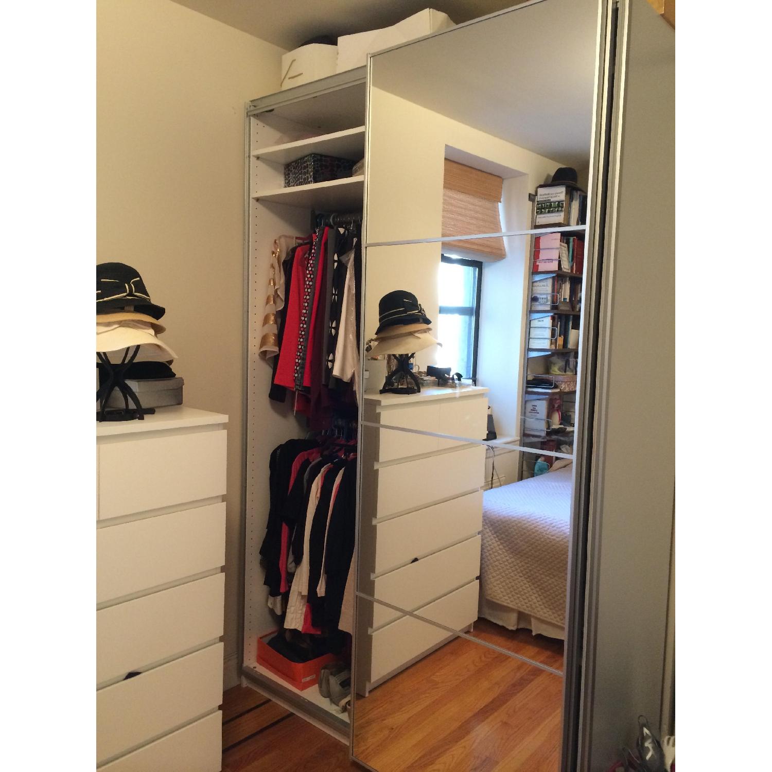 Ikea Pax Full Size Mirror Wardrobe - image-3