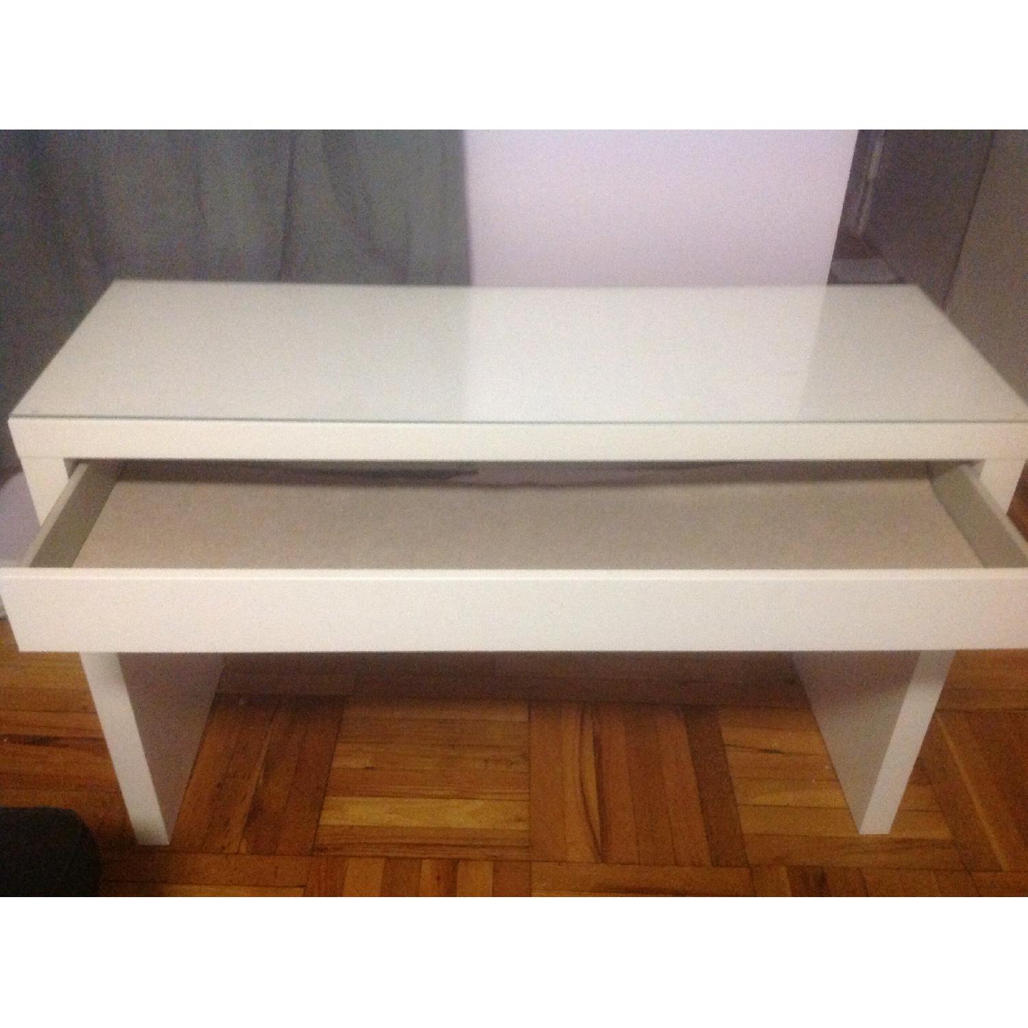 Ikea Malm White Dressing/Vanity Table - image-7