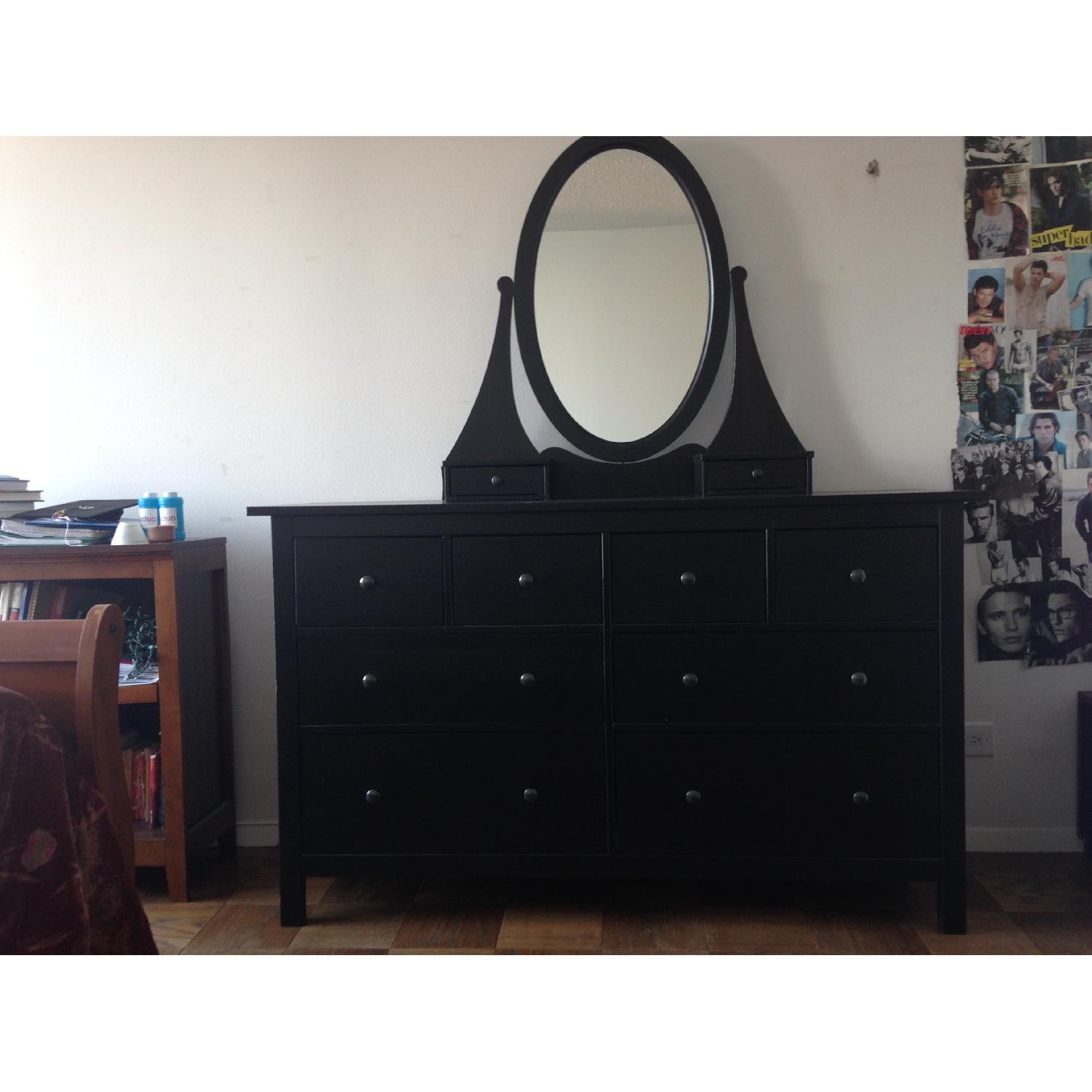 Ikea Dressers w/ Oval Mirror - image-6