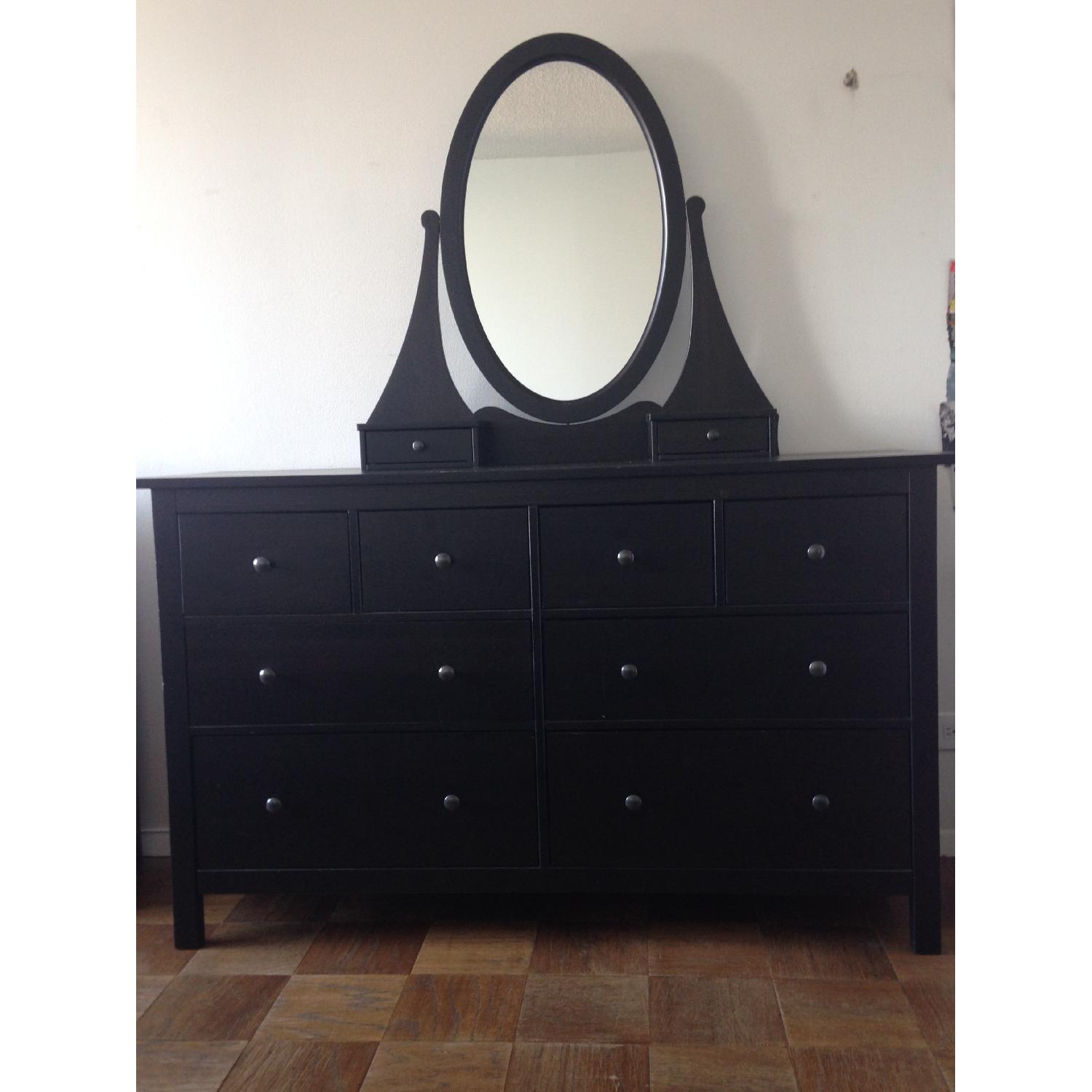 Ikea Dressers w/ Oval Mirror - image-7