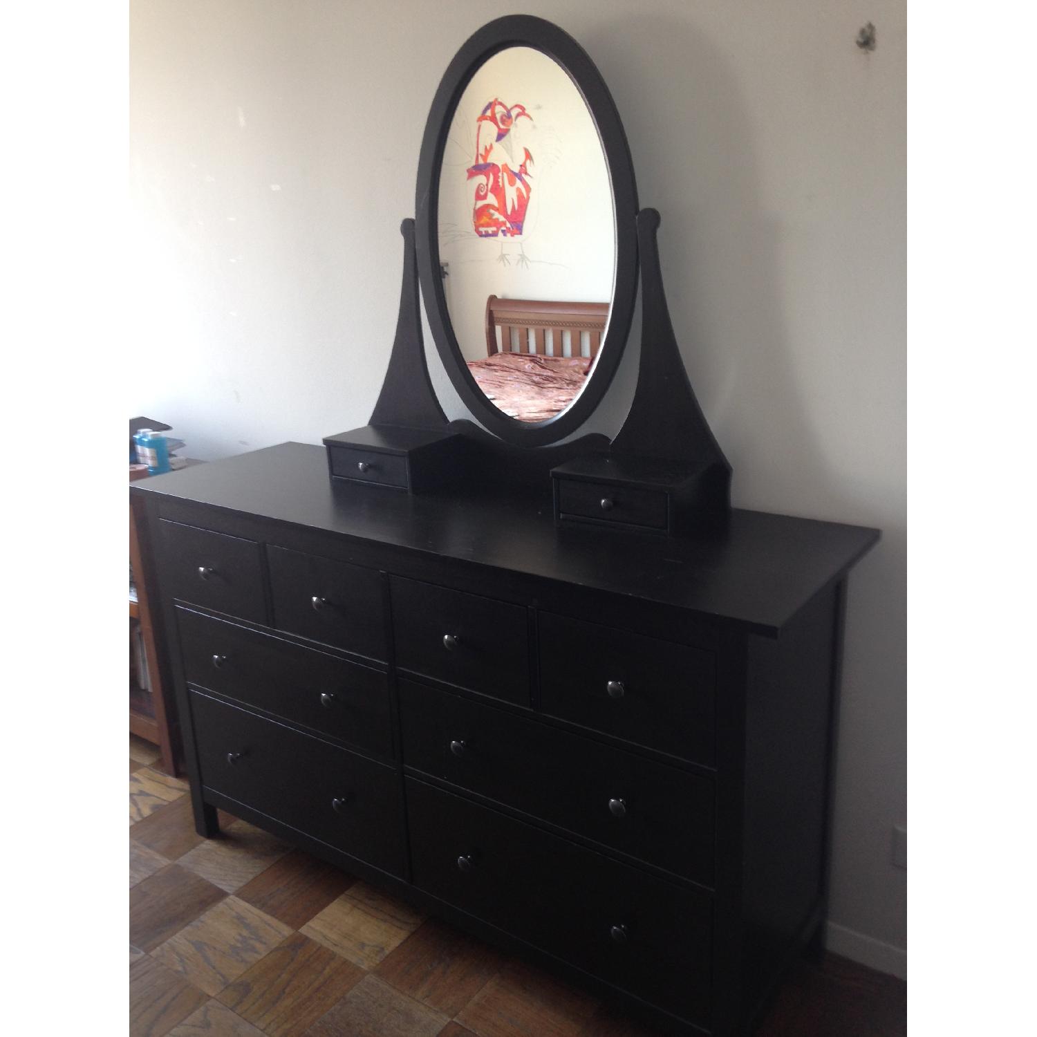 Ikea Dressers w/ Oval Mirror - image-8