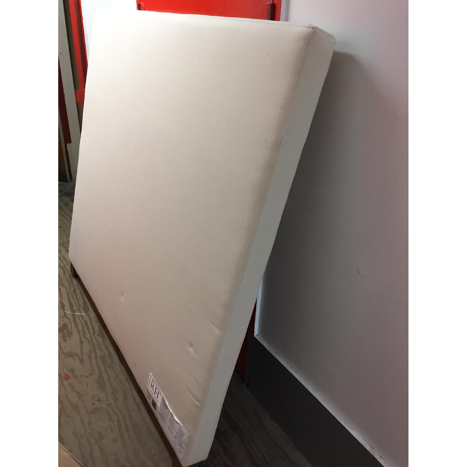 Restoration Hardware Belgian Parsons Slipcovered Headboard w/ Bed Skirt - image-2