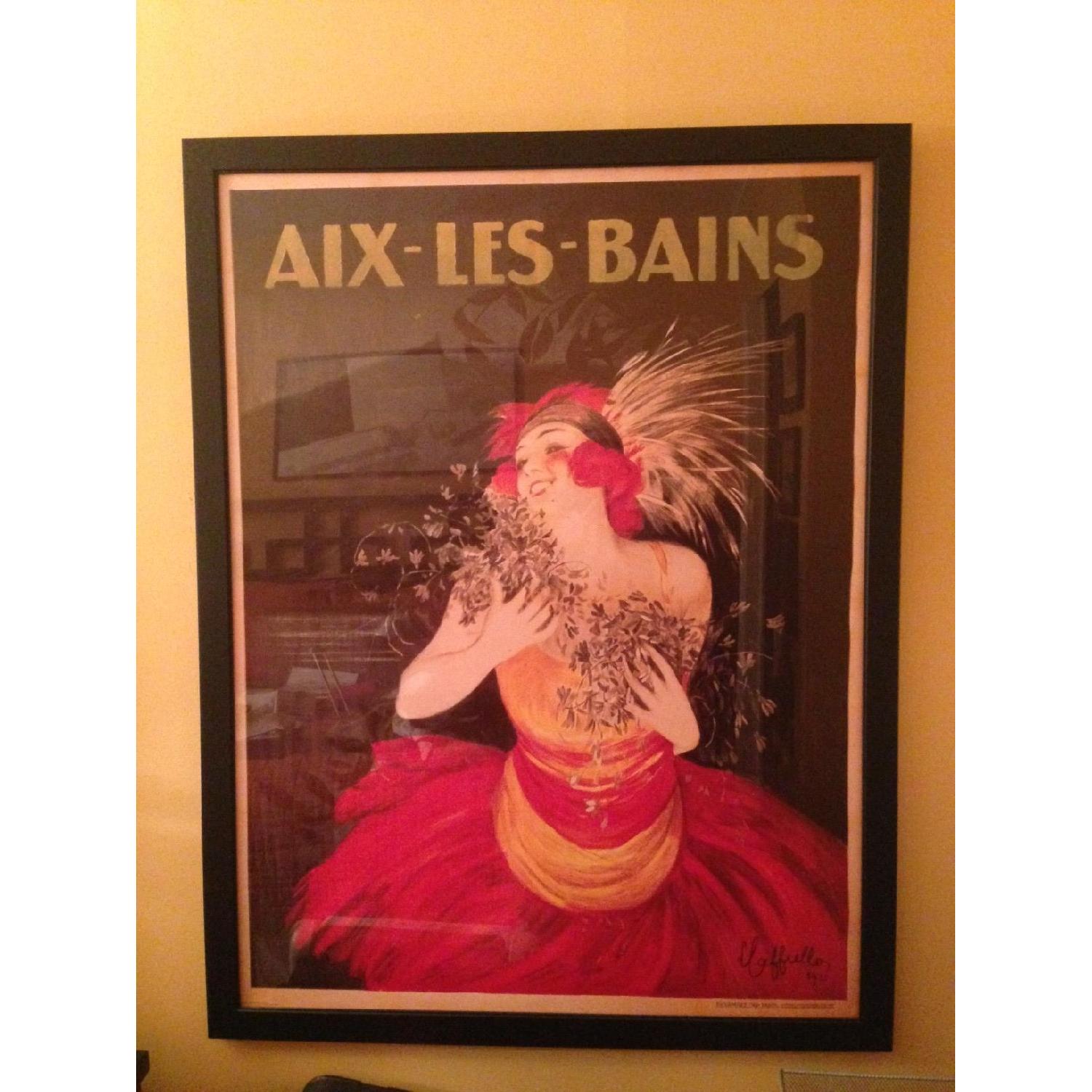 Pottery Barn Aix-Les-Bains Vintage Italian Framed Print - image-1