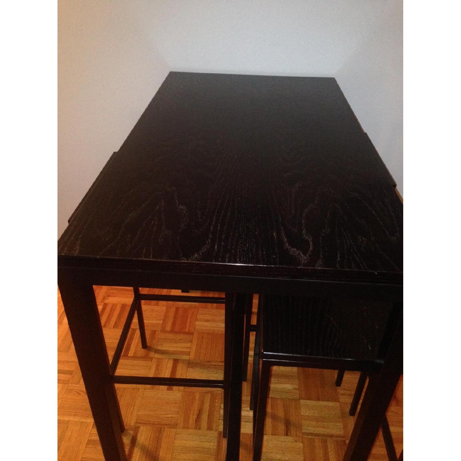CB2 Bar Table w/ 3 Stools - image-3
