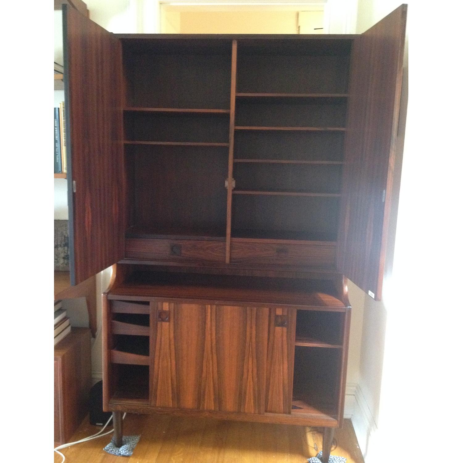 ABC Carpet & Home Rosewood Midcentury Cabinet/Hutch/ Bar - image-5