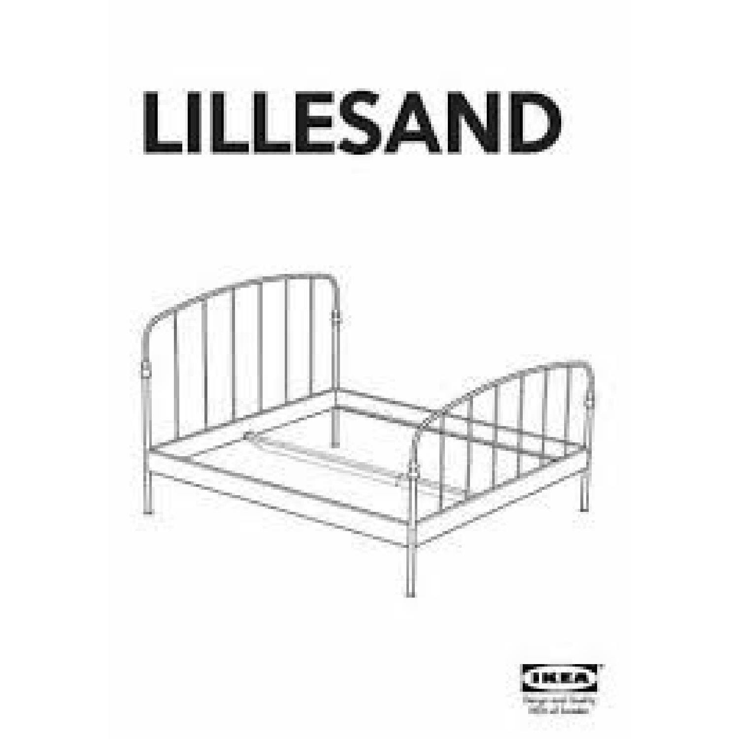 Ikea Lillesand Bed Frame w/ Headboard and Footboard - image-7