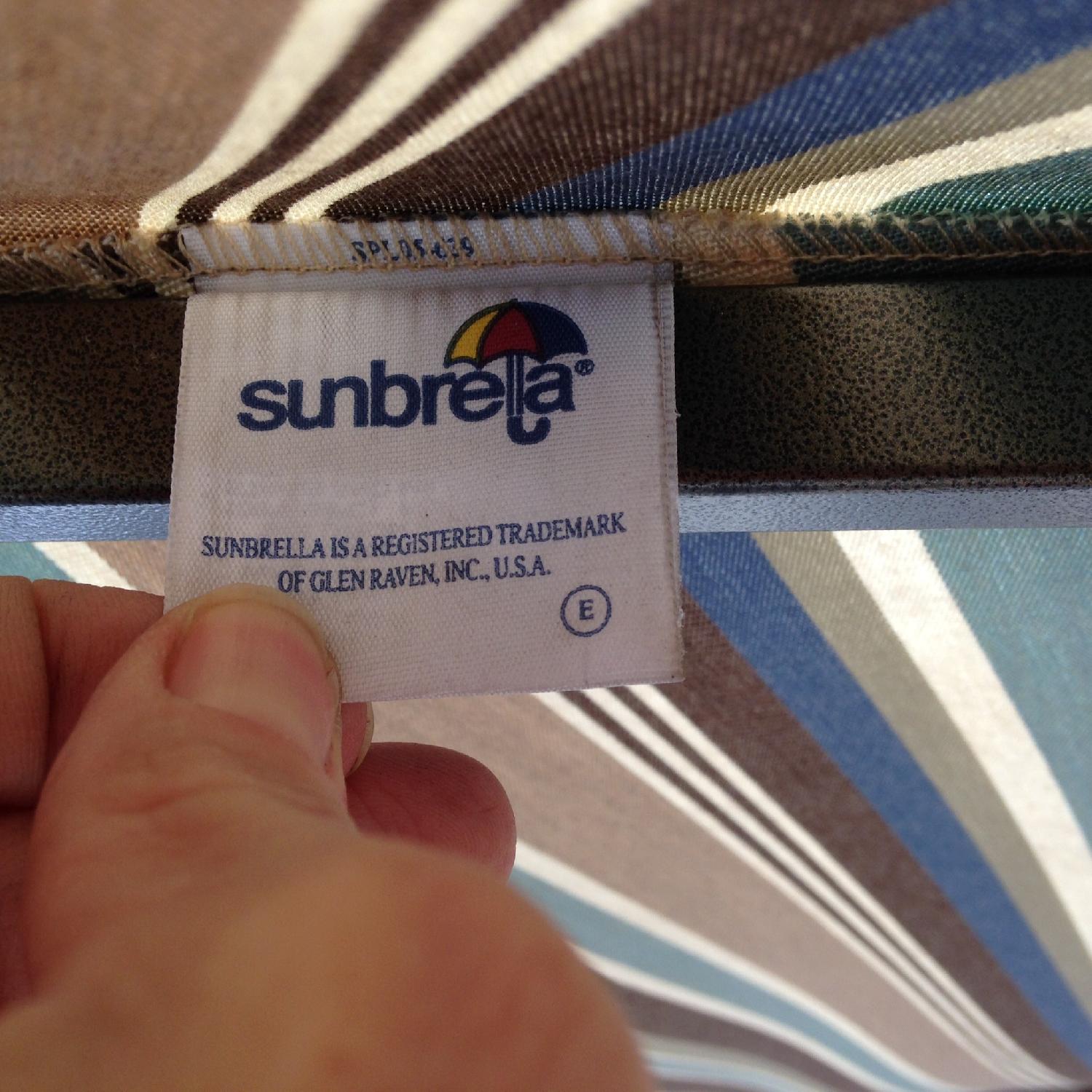 Pottery Barn Sunbrella Umbrella w/ Aluminum Pole - image-3