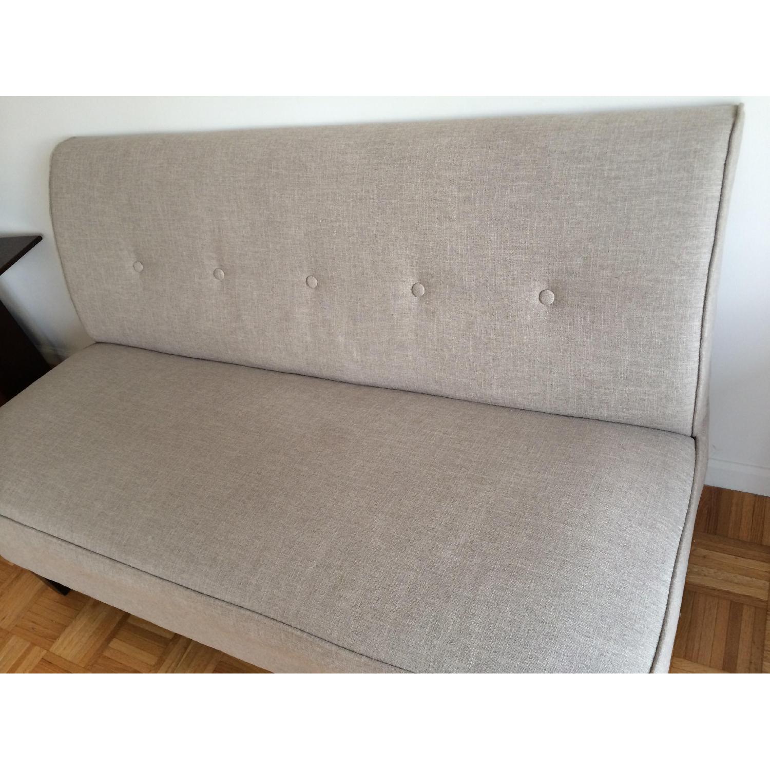Handy Living Bayonet Loveseat in Barley Tan - image-1