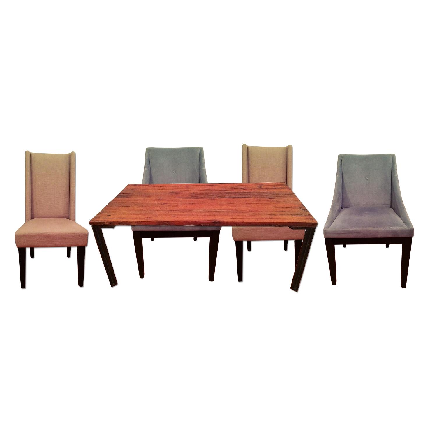 West Elm Dining Table w/ 4 Chairs - AptDeco