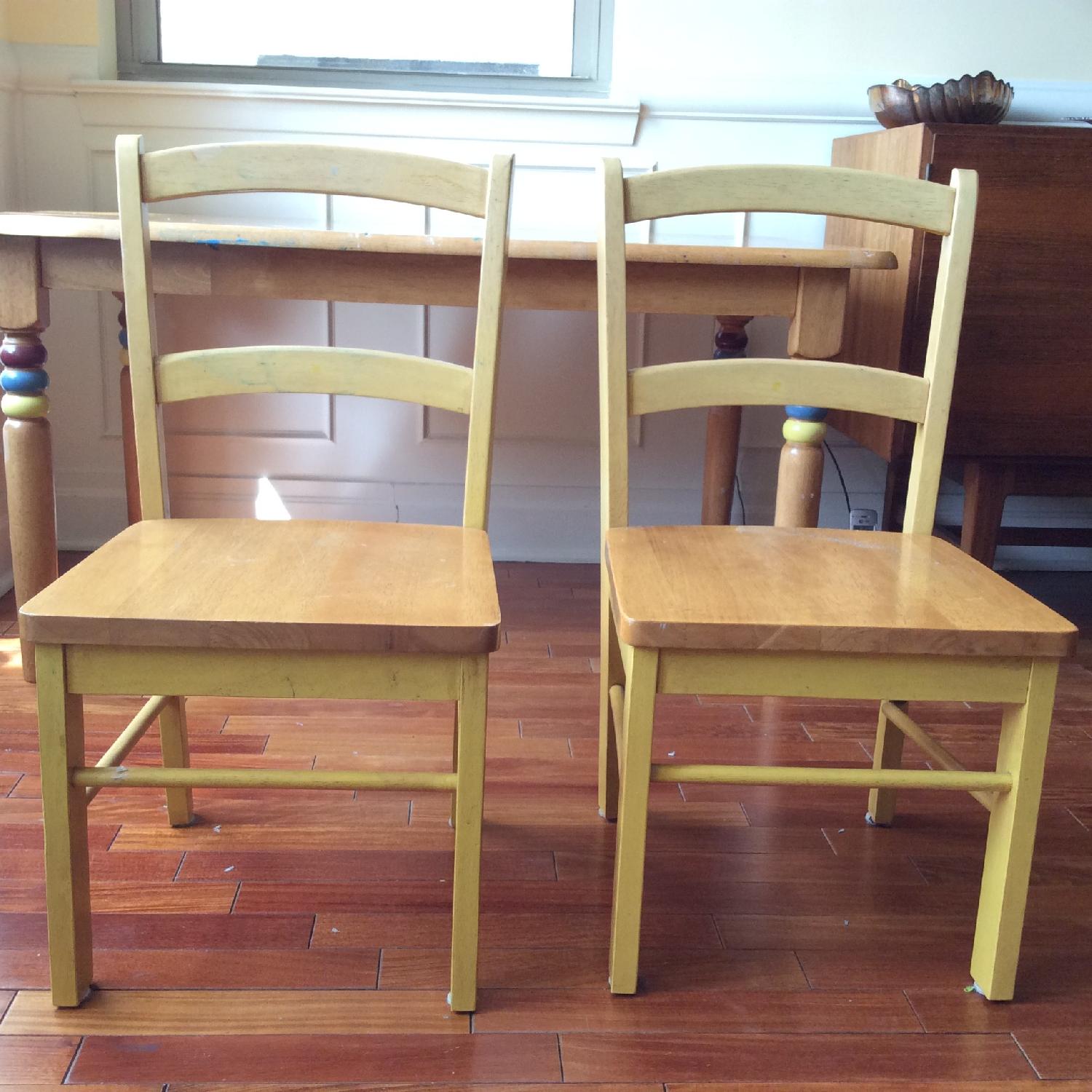 Rooms To Go Kid's Wood Table w/ 2 Chairs - image-2