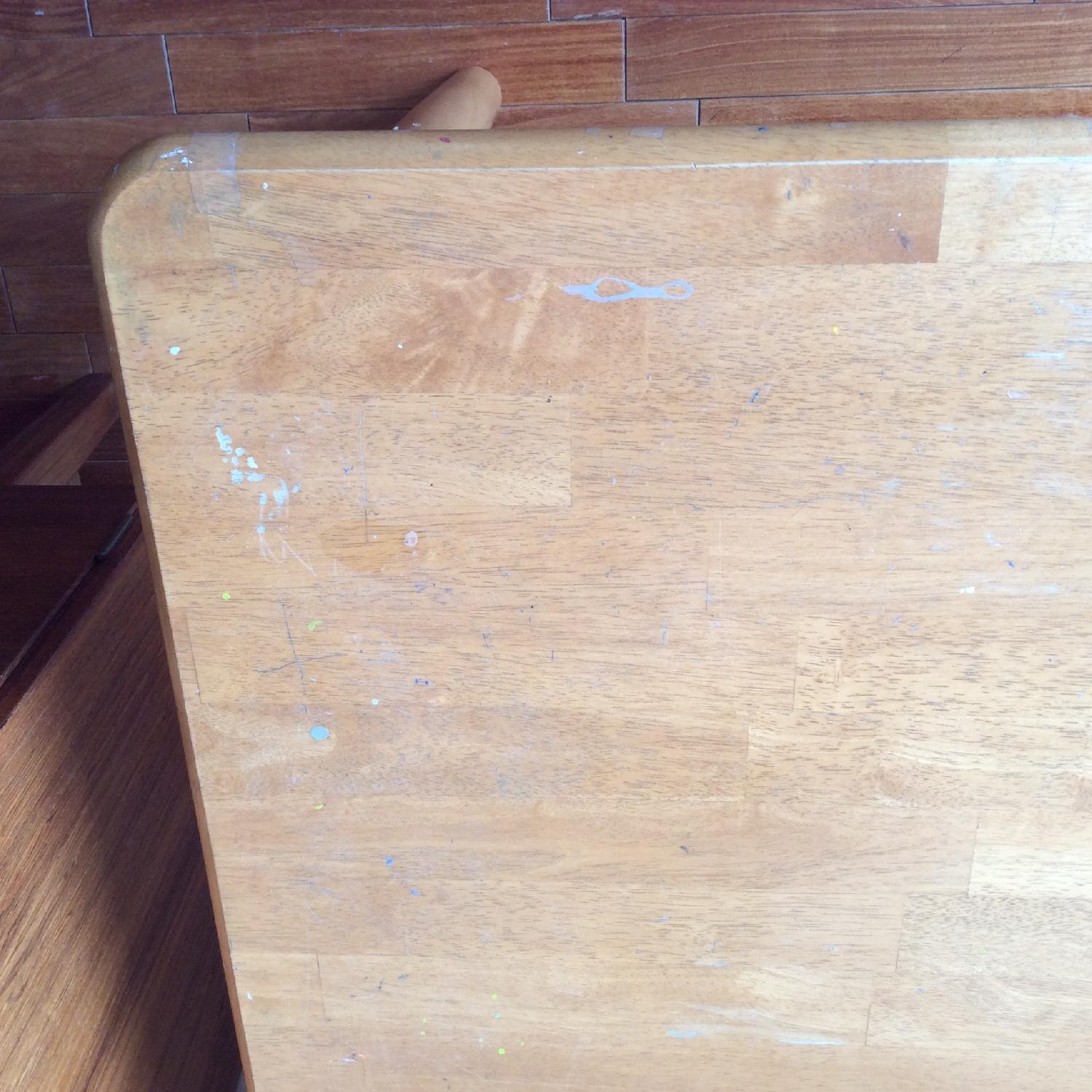 Rooms To Go Kid's Wood Table w/ 2 Chairs - image-7