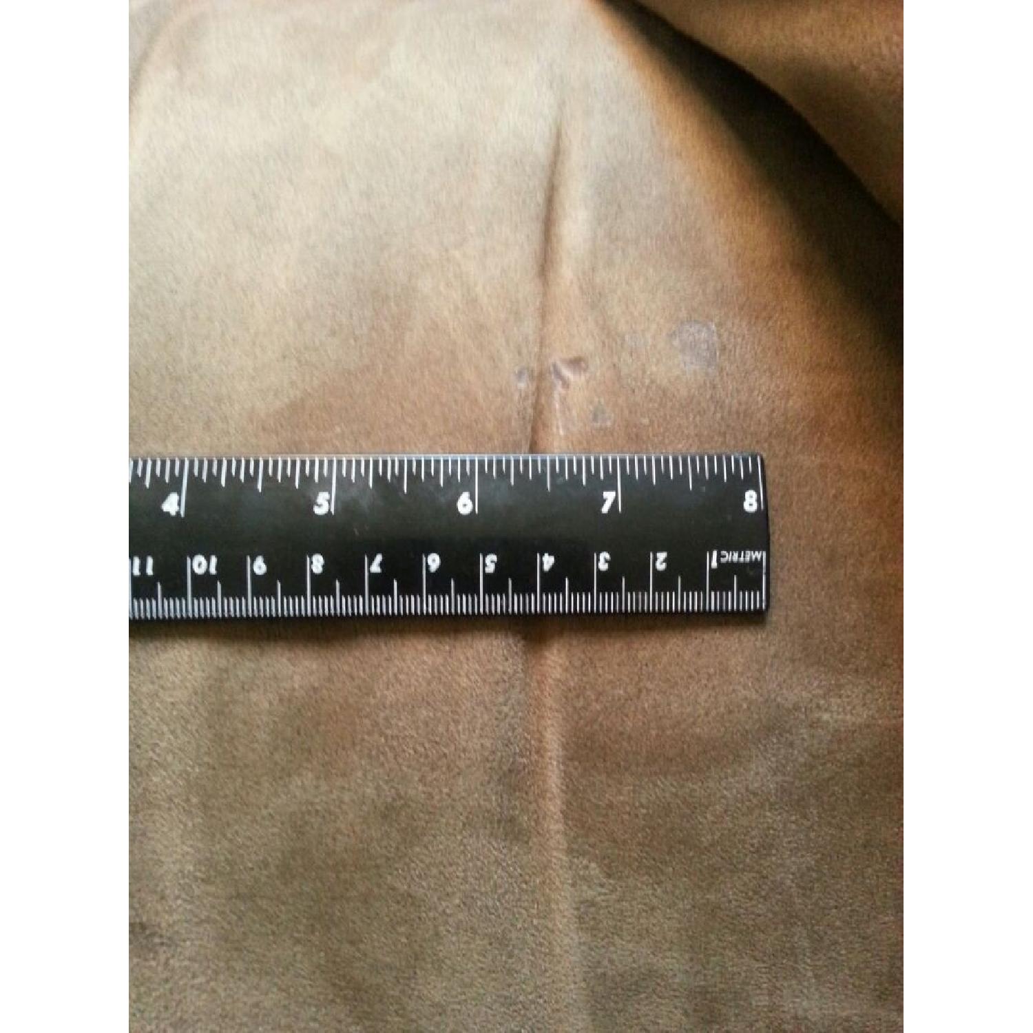 Camel Microfiber 3 Seater Sofa - image-7