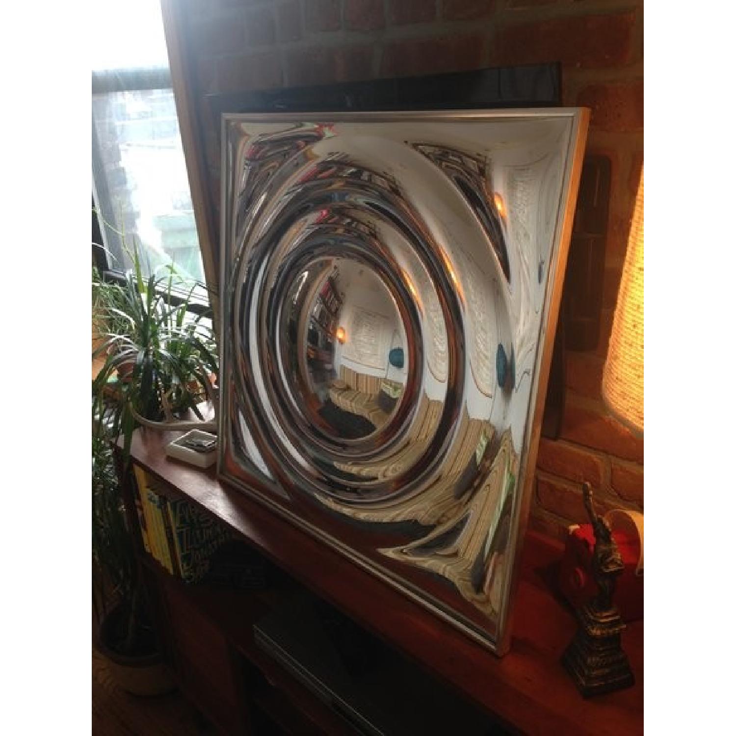 Vintage 1960's Saturn Ring Mirror/Op Art - image-2