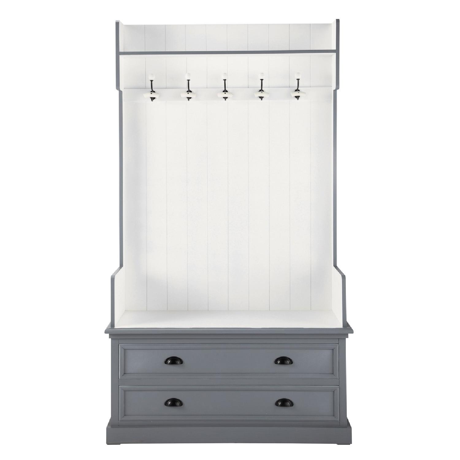 Newport Maison Du Monde Entry Hall Unit & Coat Rack - image-3