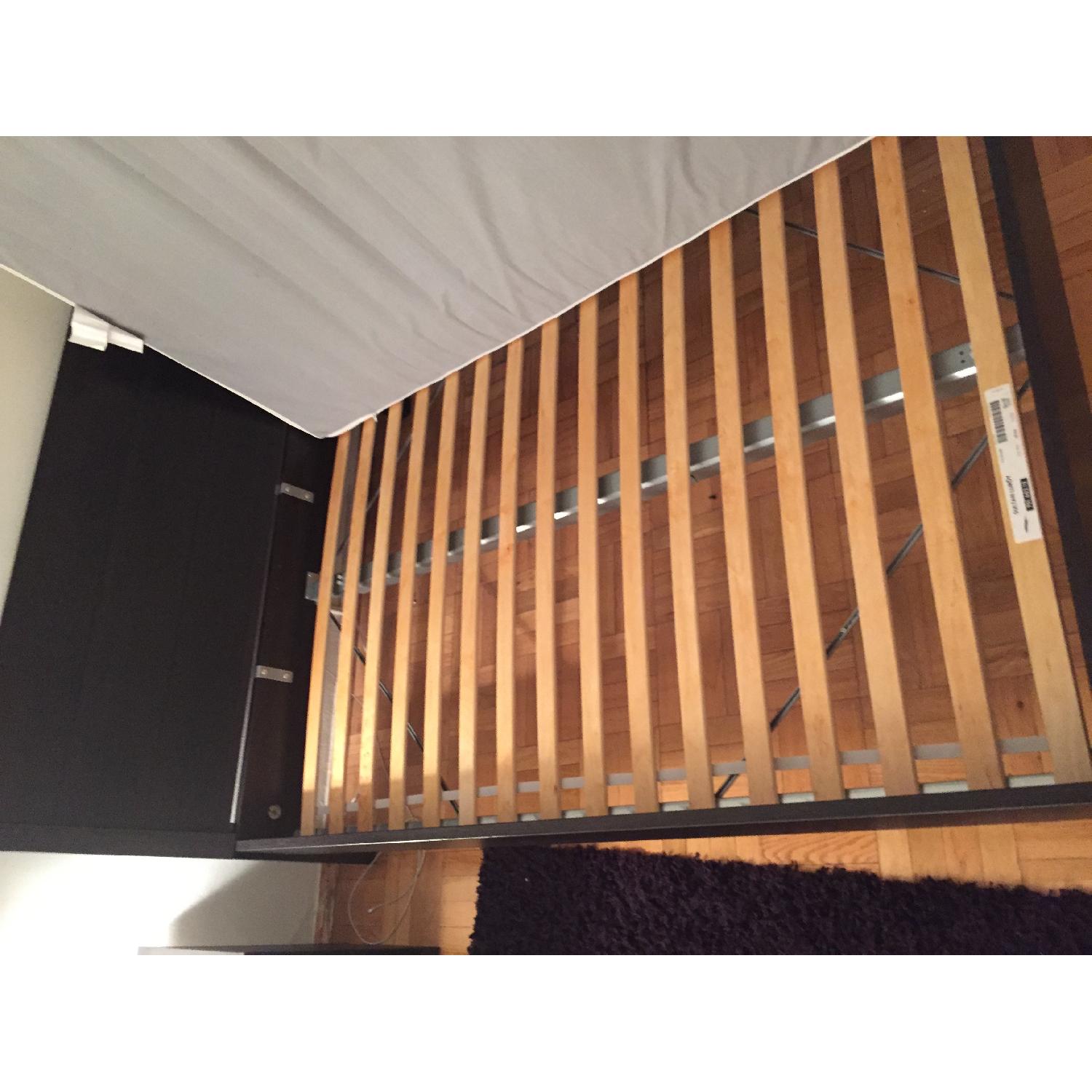 Ikea Full Nyvoll Bed Frame Sultan + Full/Double Bed Lury AptDeco